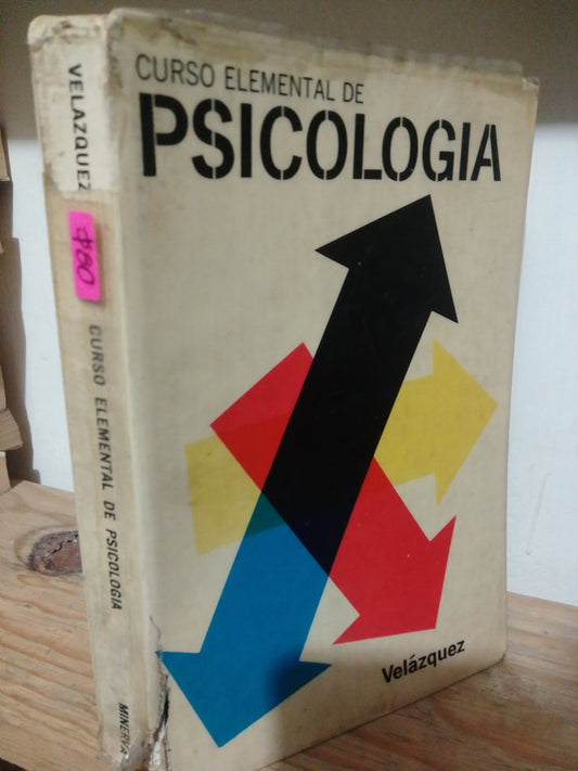 CURSO ELEMENTAL DE PSICOLOGIA POR JOSE M. VELAZQUEZ USADO PSICOLOGIA JUAREZ