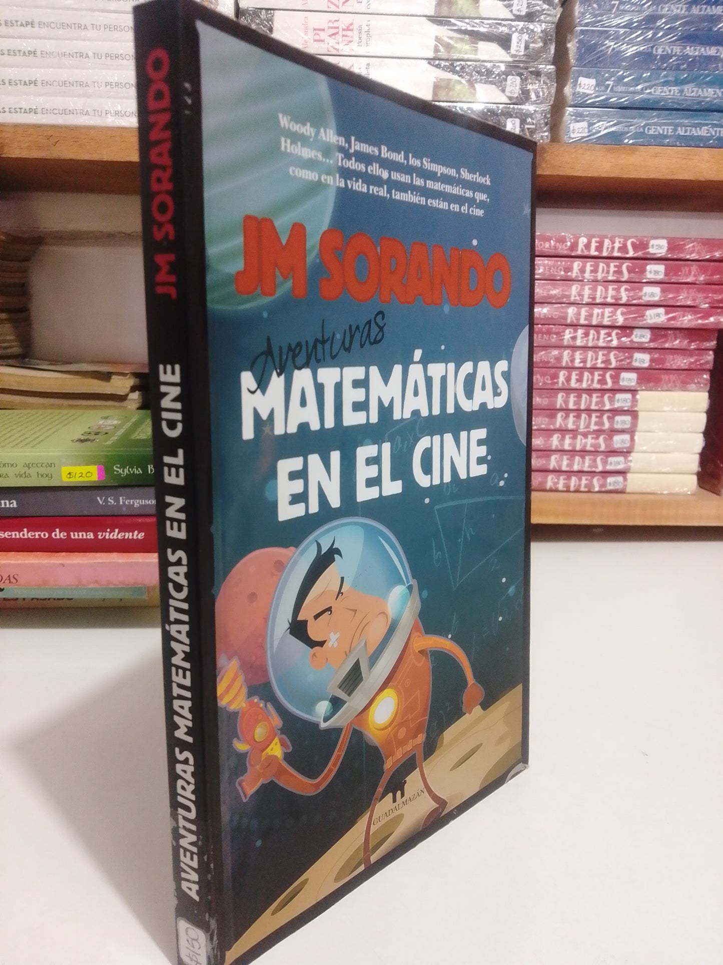 AVENTURAS MATEMATICAS EN EL CINE POR JM SORANDO USADO NOVELA JUAREZ