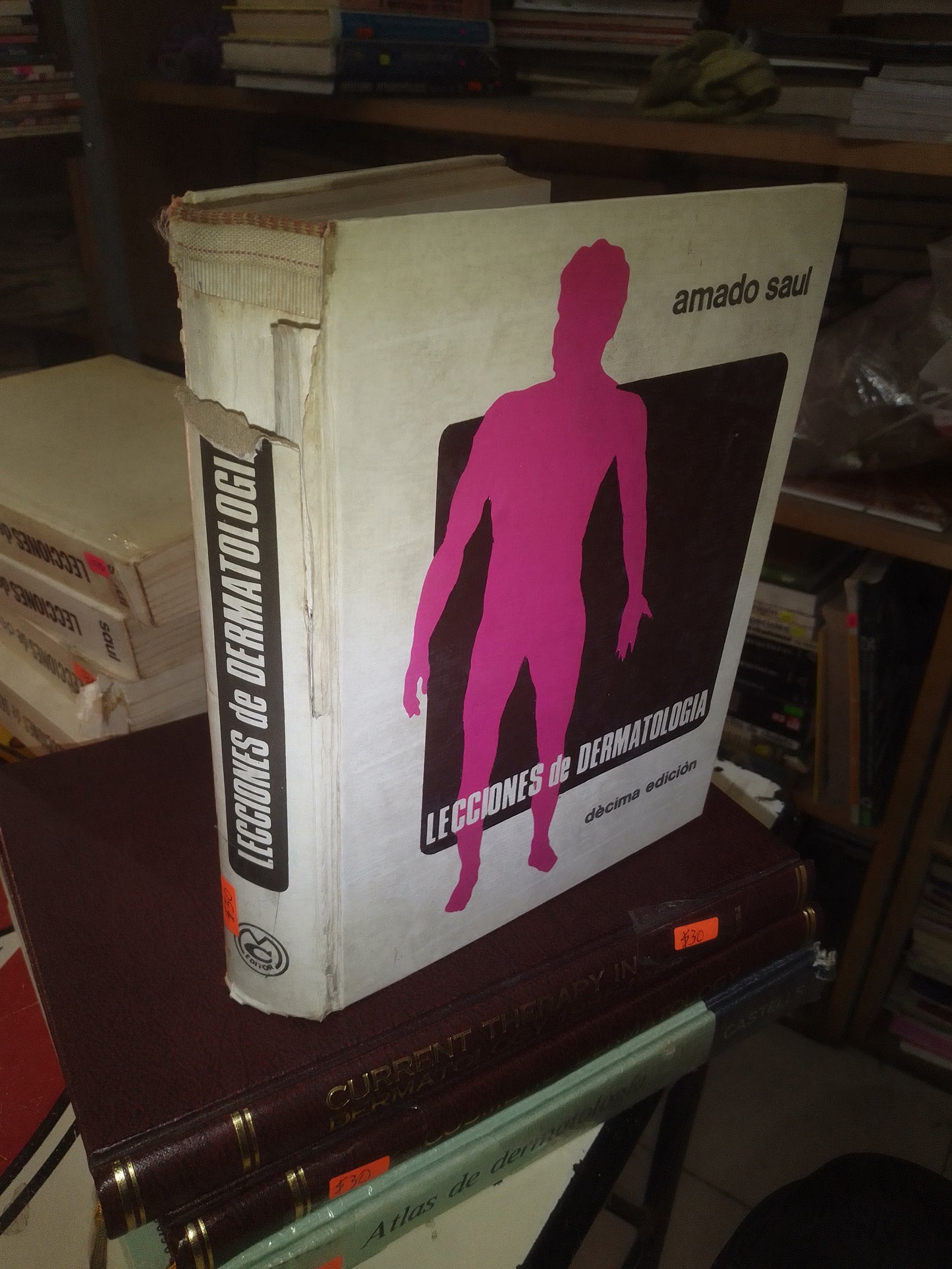 LECCIONES DE DERMATOLOGÍA POR AMADO SAÚL USADO MEDICINA LITERARIO 207