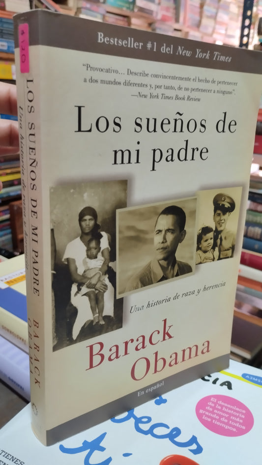 LOS SUEÑOS DE MI PADRE POR BARACK OBAMA LIBRO USADO NOVELAS ALDAMA