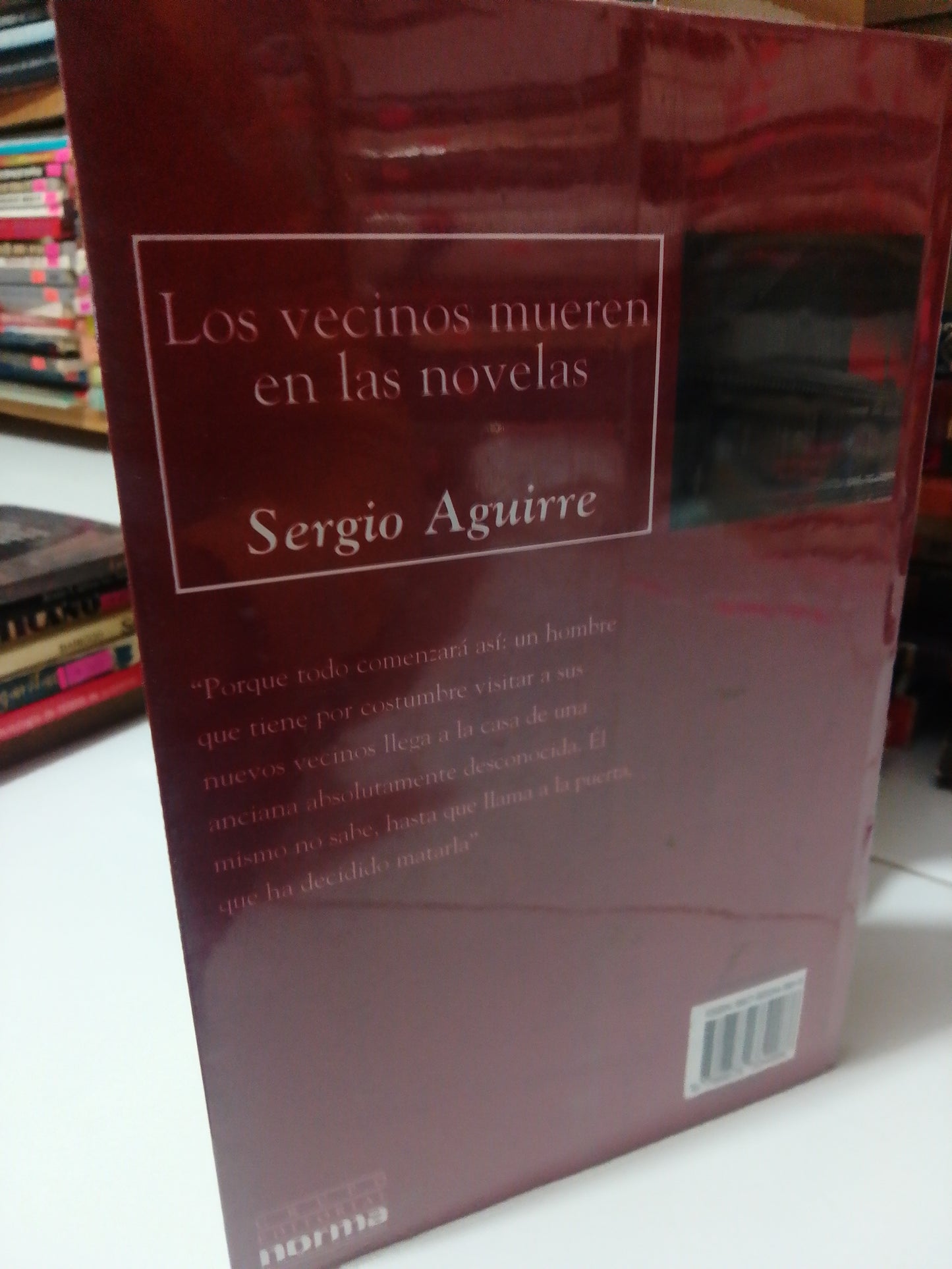 LOS VECINOS MUEREN EN LAS NOVELAS POR SERGIO AGUIRRE USADO NOVELA JUÁREZ
