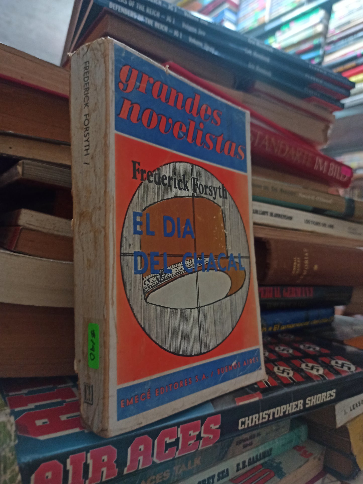EL DÍA DEL CHACAL POR FREDERICK FORSYTH USADO NOVELAS ALDAMA