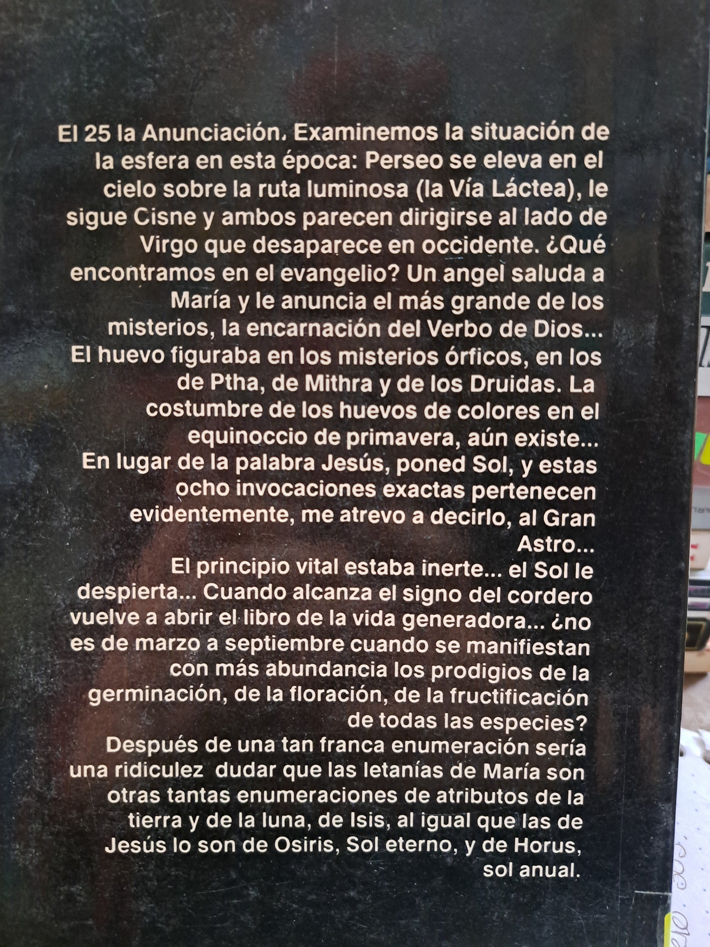 SIGNOS DEL ZODIACO Y FIESTAS RELIGIOSAS ANTIGUAS Y MODERNAS LETANÍAS DE JESÚS Y MARÍA O DEL SOL Y LA LUNA, O DE LOS PRINCIPIOS MACHO Y HEMBRA J.M RAGON USADO ESOTERISMO ALDAMA