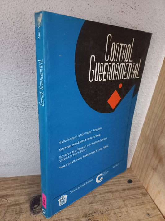 CONTROL GUBERNAMENTAL NO. 3 USADO HISTORIA LITERARIO 305