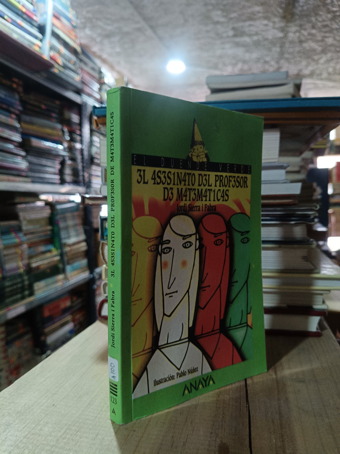 EL ASESINATO DEL PROFESOR DE MATEMÁTICAS POR JORDI SIERRA I FABRA USADO NOVELA ALDAMA