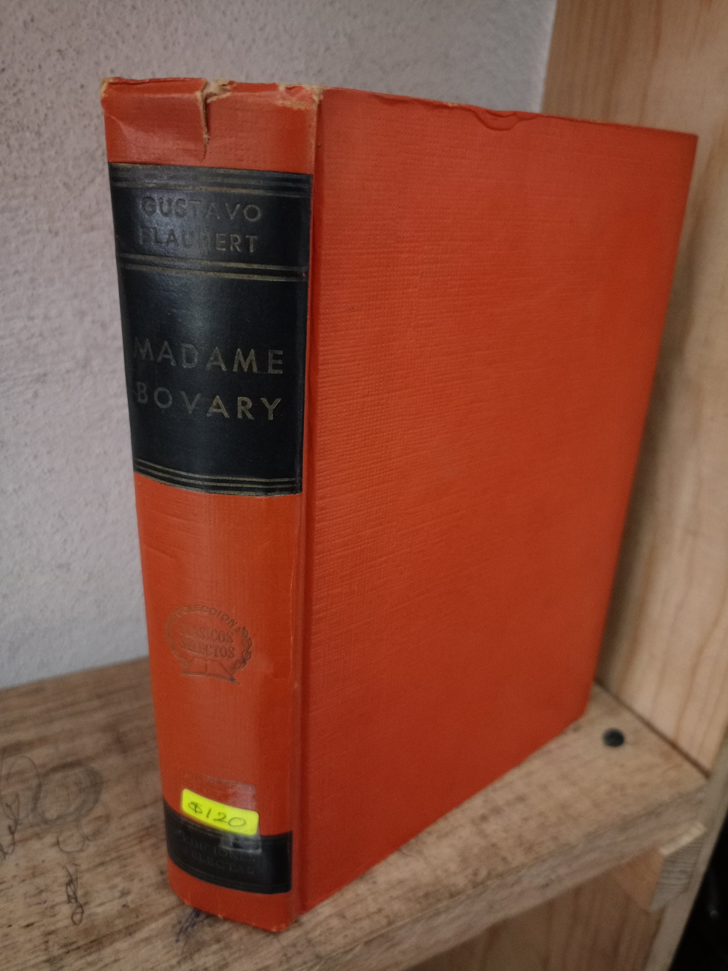 MADAME BOVARY POR GUSTAVO FLAUBERT USADO NOVELA LITERARIO 305