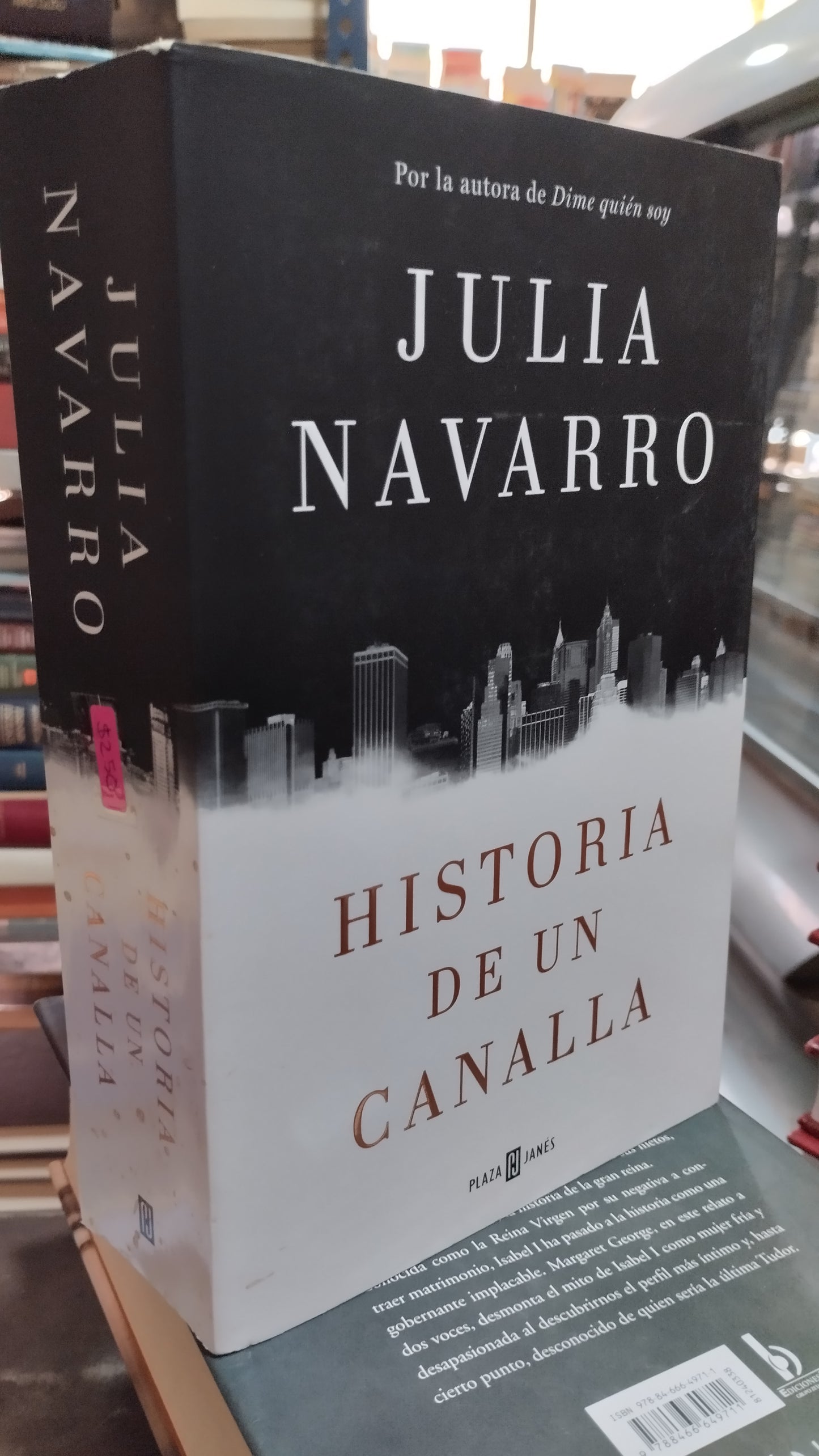 HISTORIA DE UN CANALLA POR JULIA NAVARRO LIBRO USADO NOVELAS ALDAMA