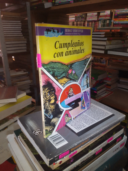 CUMPLEAÑOS CON ANIMALES POR RUDOLF HERFURTNER USADO INFANTIL LITERARIO 207