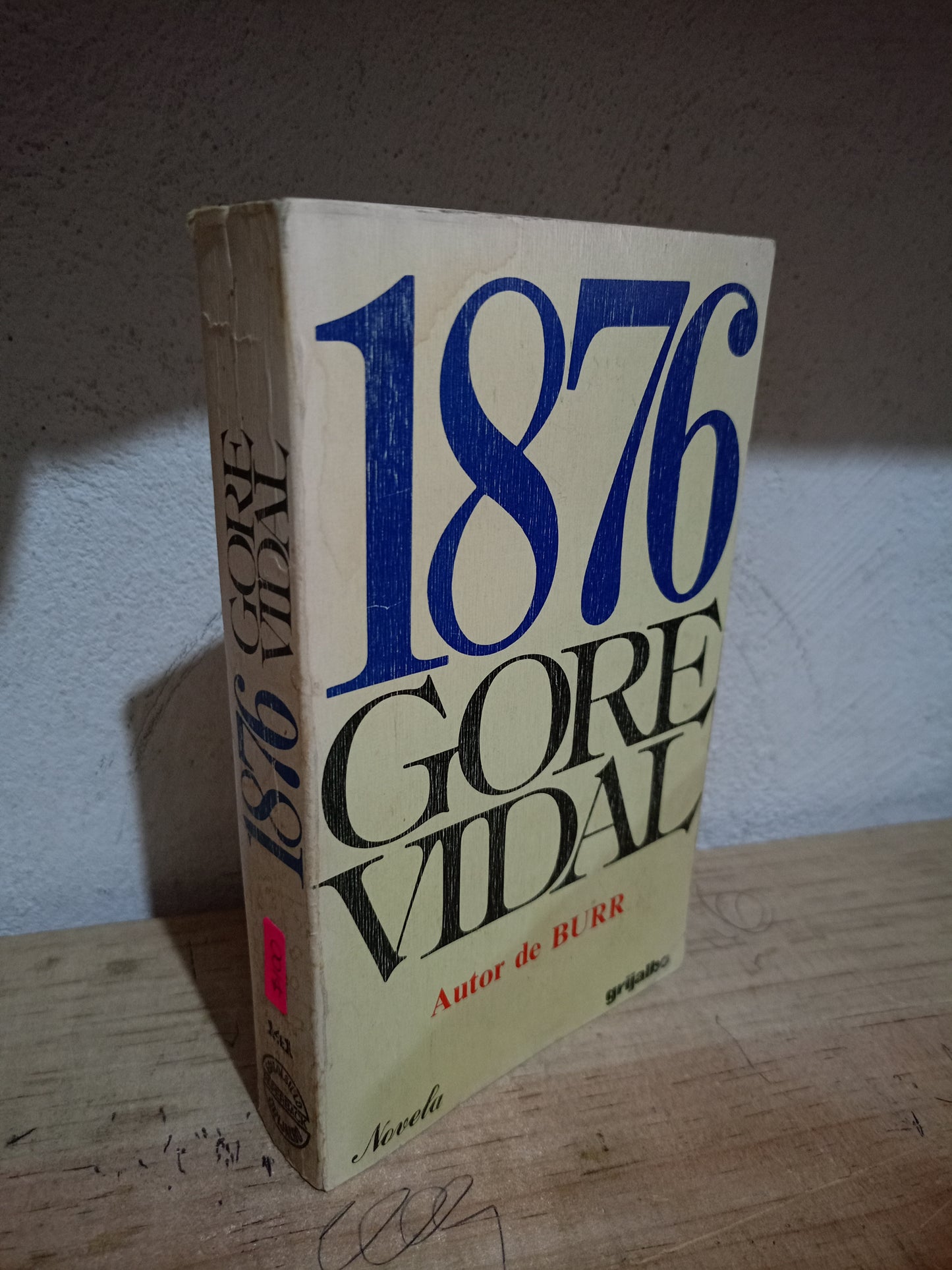 1876 POR GORE VIDAL USADO NOVELA LITERARIO 305
