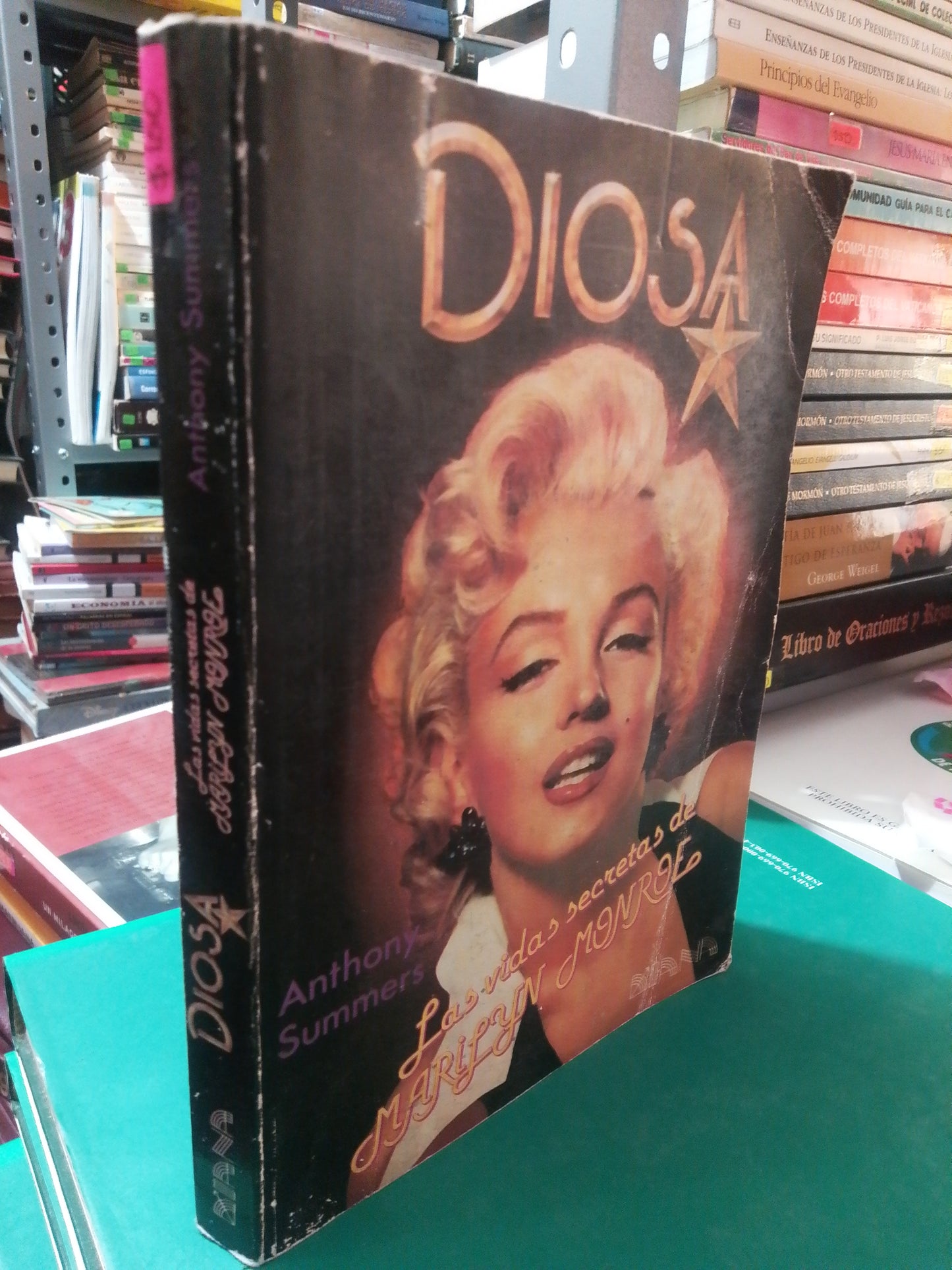 DIOSA LAS VIDAS SECRETAS MARILYN MONROE POR ANTHONY SUMMERS USADO NOVELA JUAREZ
