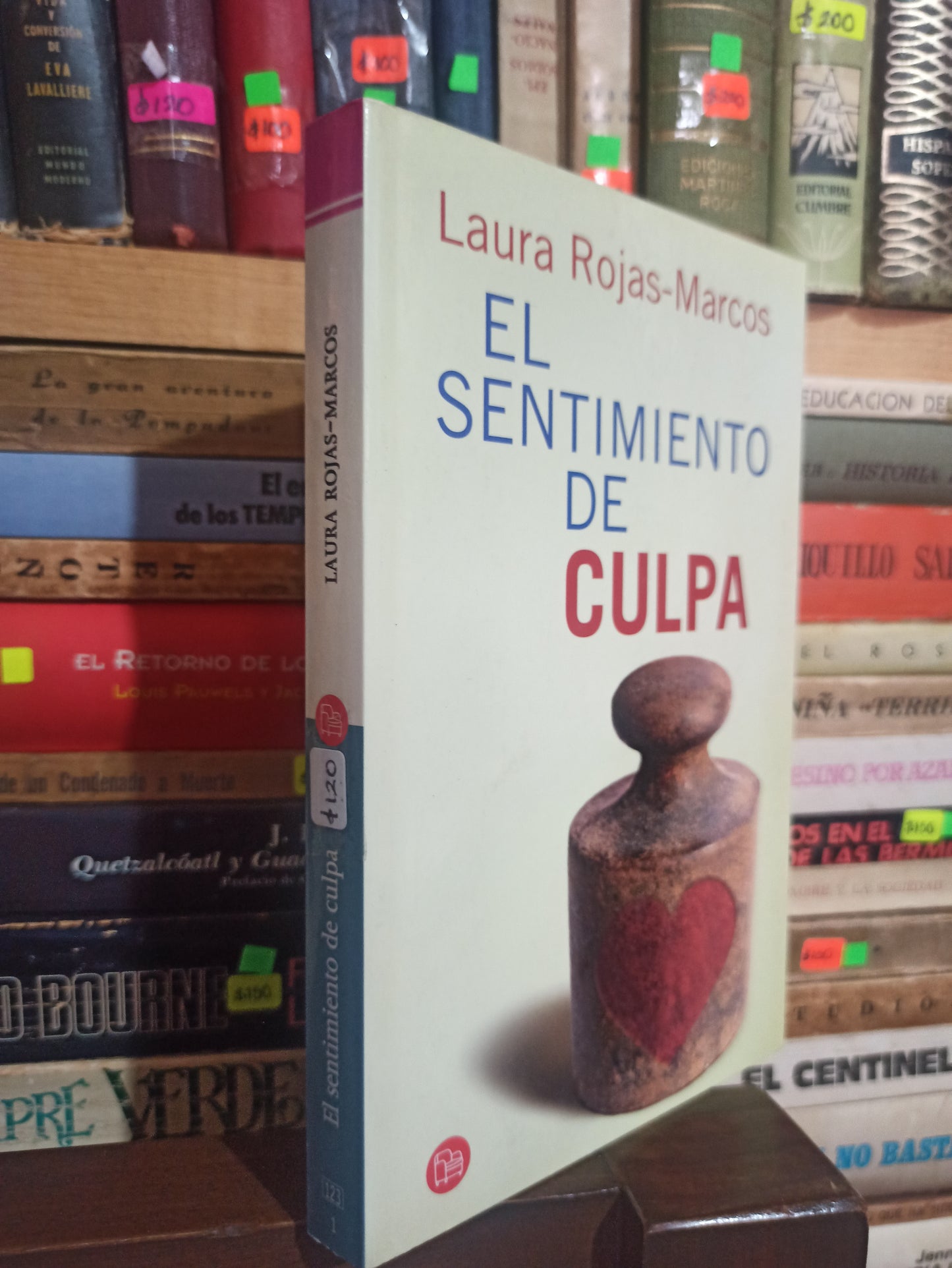 EL SENTIMIENTO DE CULPA POR LAURA ROJAS MARCOS USADO NOVELAS ALDAMA