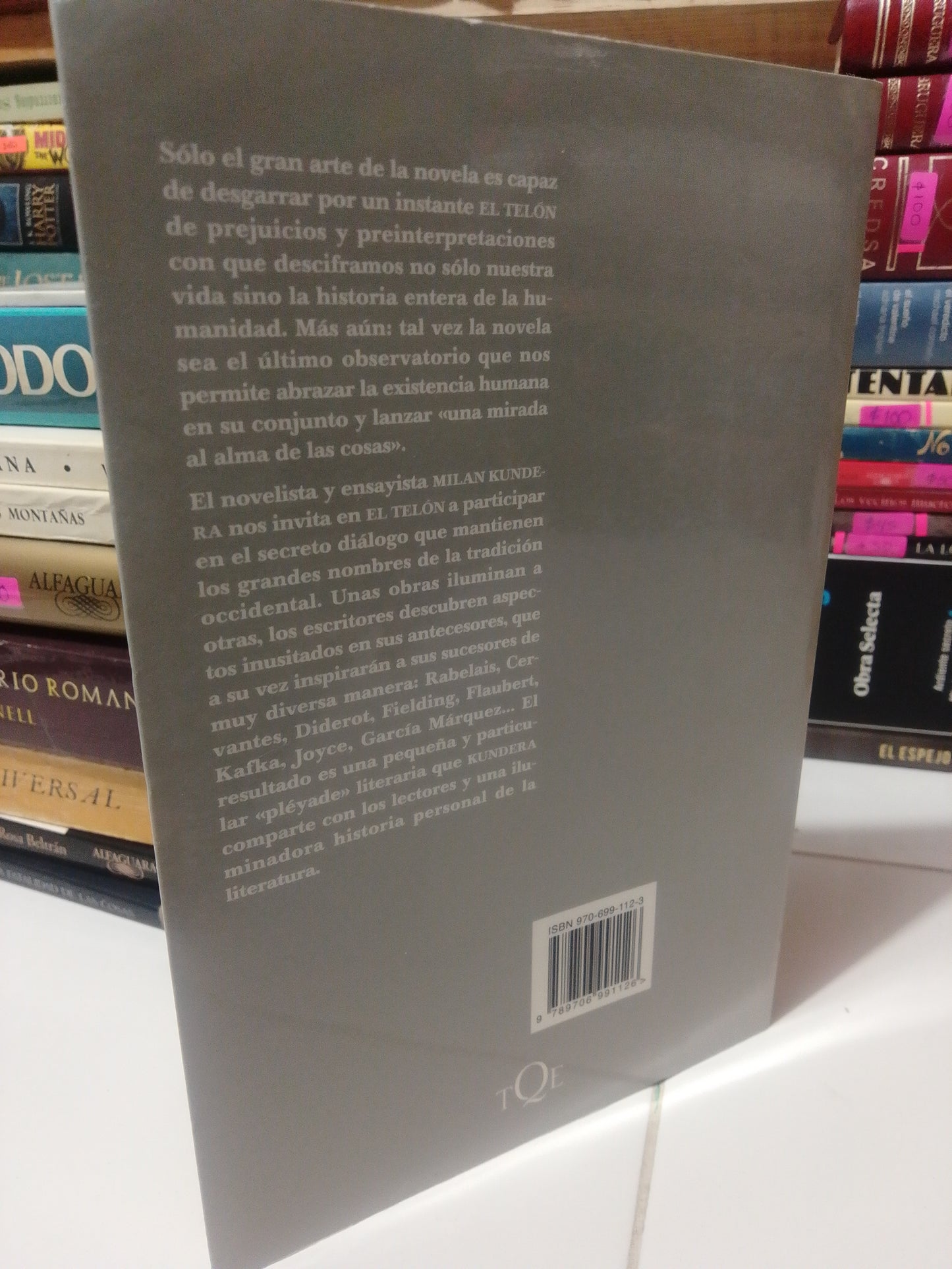 EL TELON ENSAYO EN EN SIETE PARTES POR MILAN KUNDERA USADO NOVELA JUÁREZ