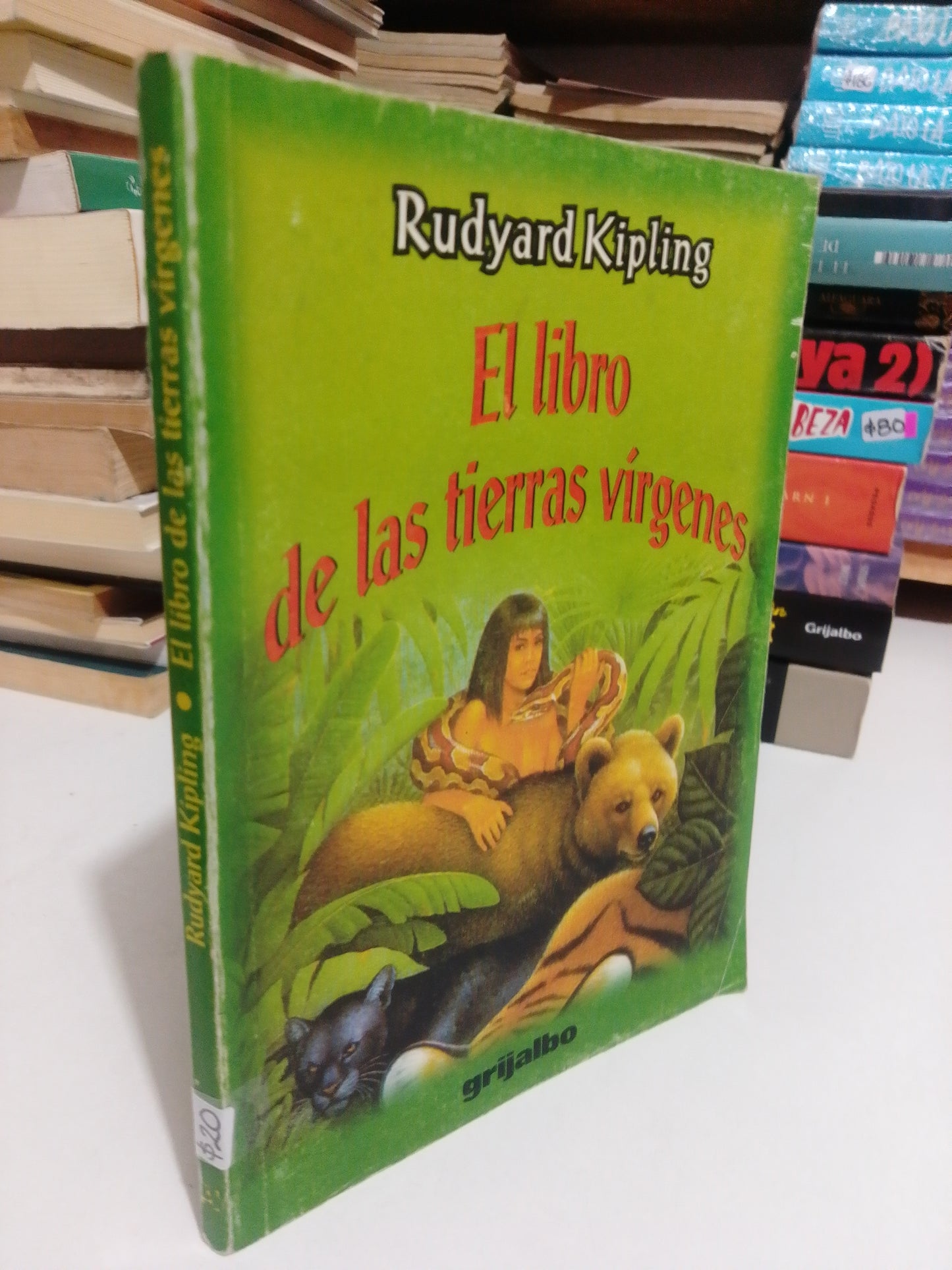 EL LIBRO DE LAS TIERRAS VIRGENES POR RUDYARD KIPLING USADO INFANTIL JUAREZ