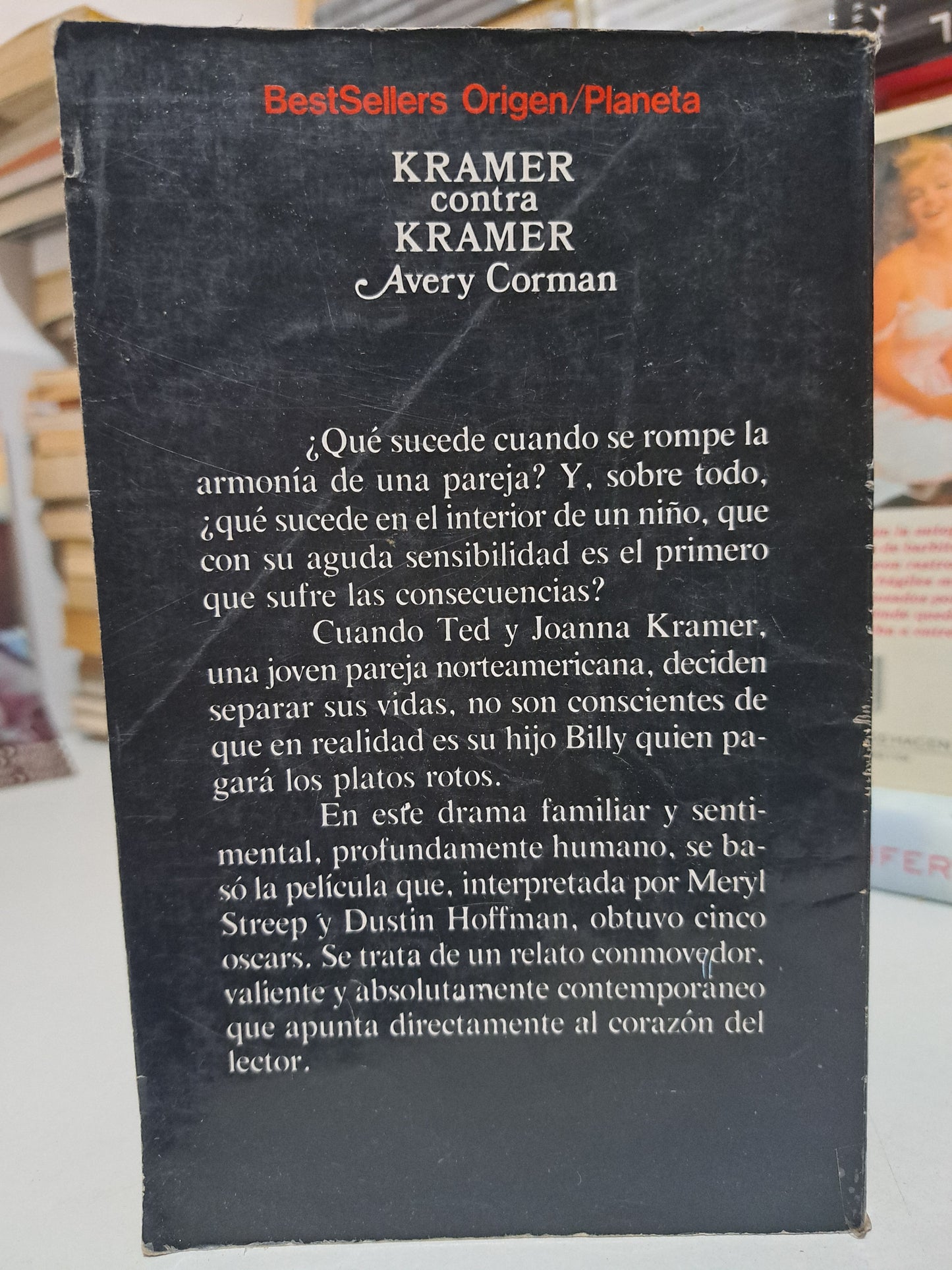 KRAMER CONTRA KRAMER AVERY CORMAN USADO NOVELA JUÁREZ
