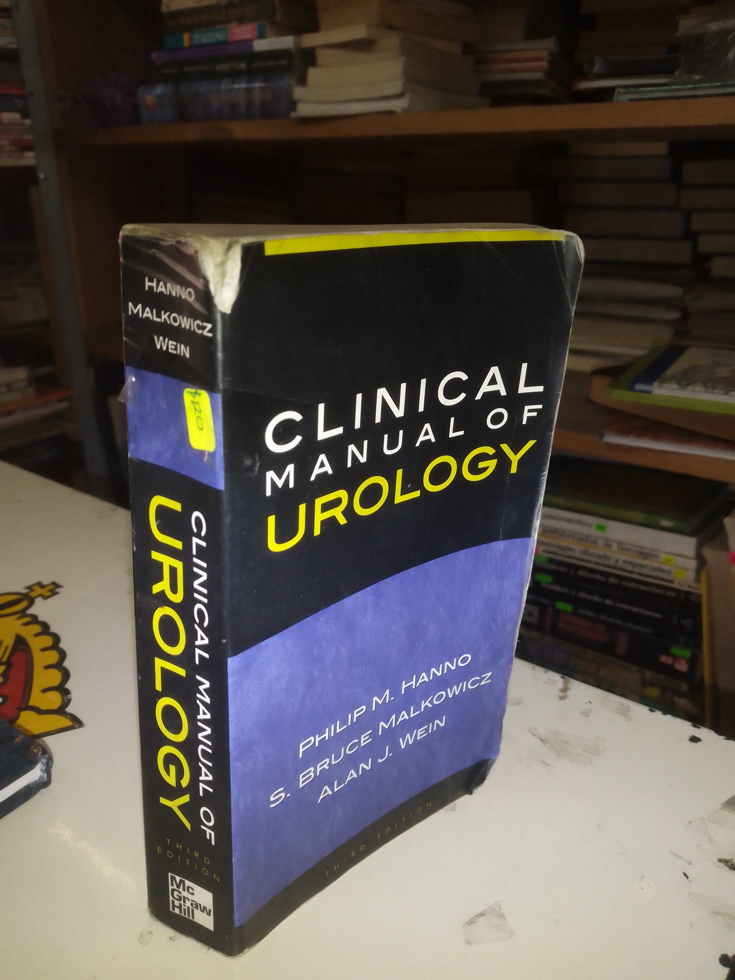 CLINICAL MANUAL OF UROLOGY POR HANNO, MALKOWICZ Y WEIN USADO MEDICINA LITERARIO 207