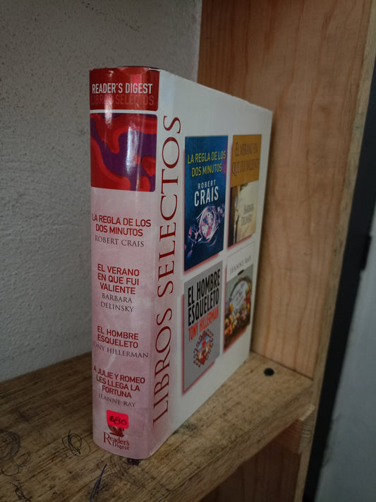 LA REGLA DE LOS DOS MINUTOS ROBERT CRAIS EL VERANO EN QUE FUI VALIENTE BARBARA DELINSKY EL HOMBRE ESQUELETO TONY HILLERMAN A JULIE Y ROMEO LES LLEGA LA FORTUNA JEANNE RAY USADO NOVELA LITERARIO 305