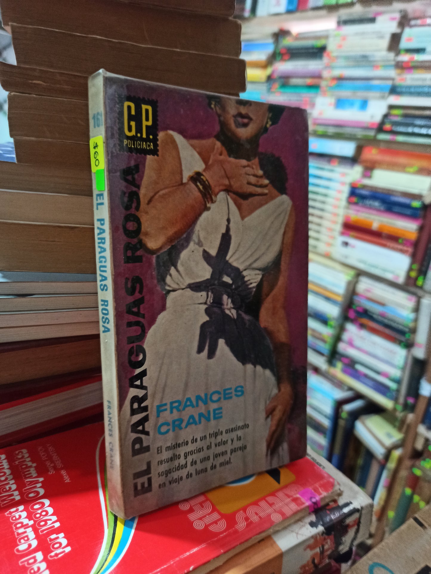 EL PARAGUAS ROSA POR FRANCES CRANE USADO NOVELAS ALDAMA