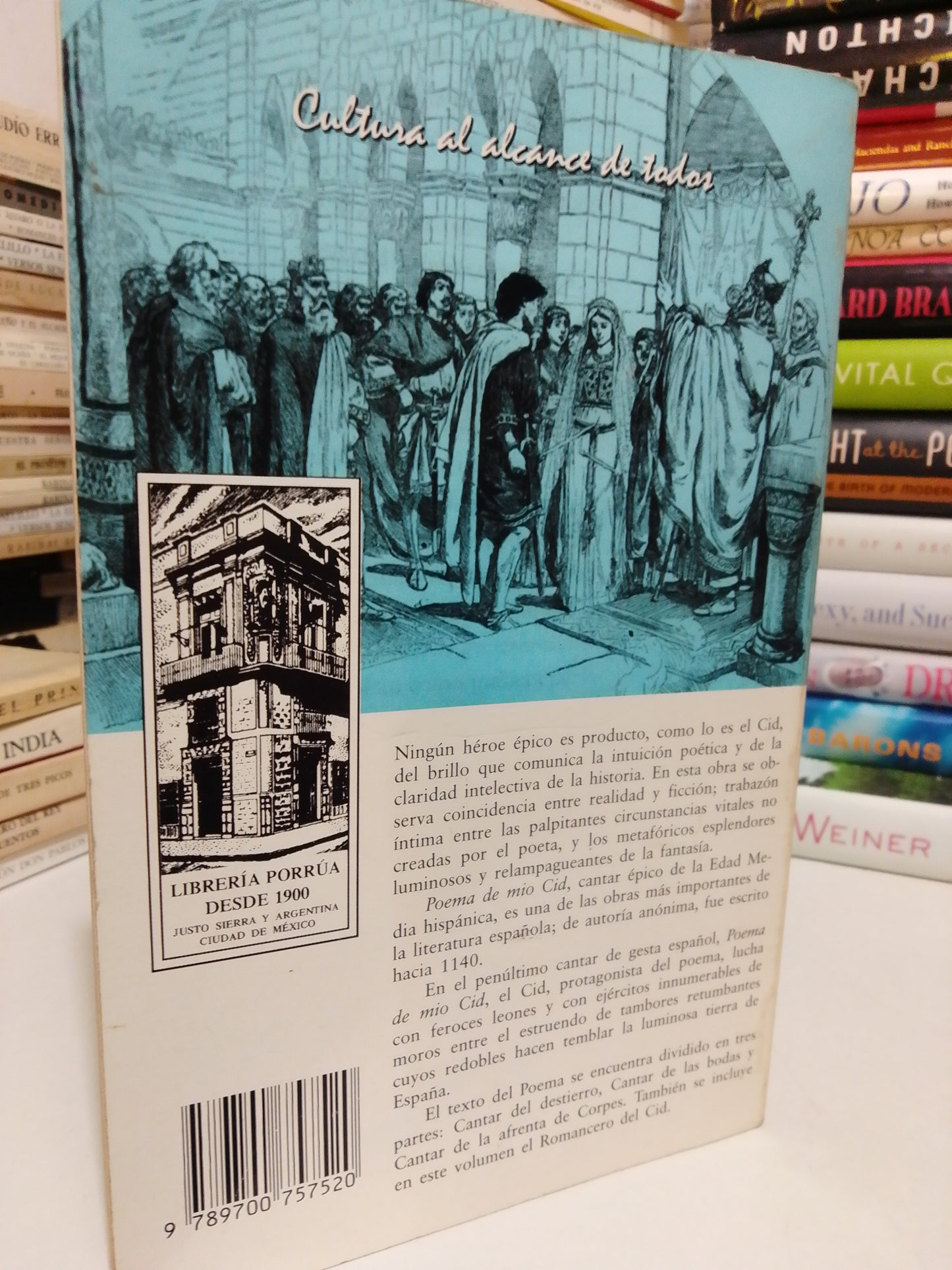 POEMA DE MIO CID USADO NOVELA JUÁREZ