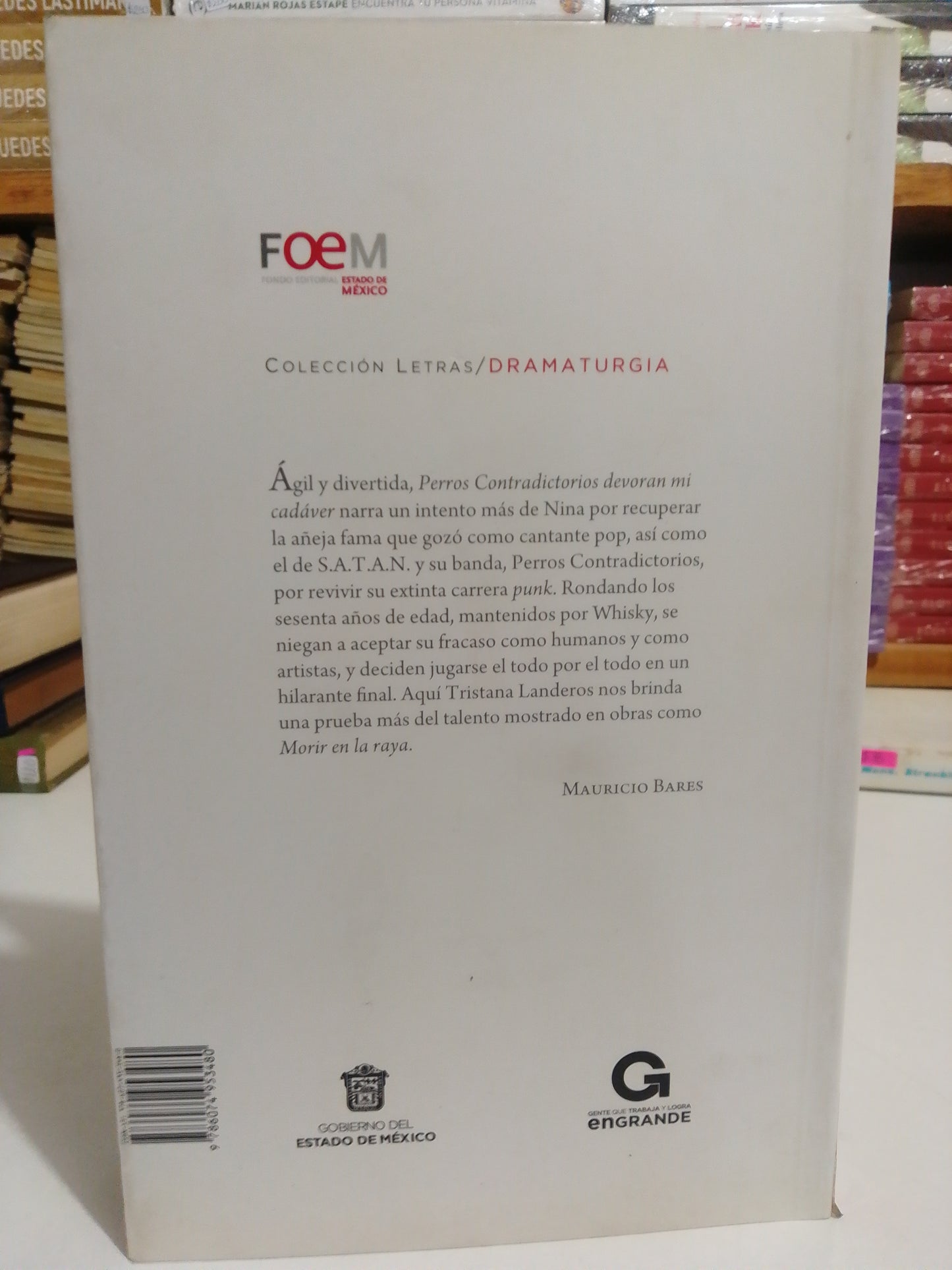 PERROS CONTRADICTORIOS DEVORAN MI CADAVER POR TRISTANA LANDEROS USADO NOVELA JUAREZ