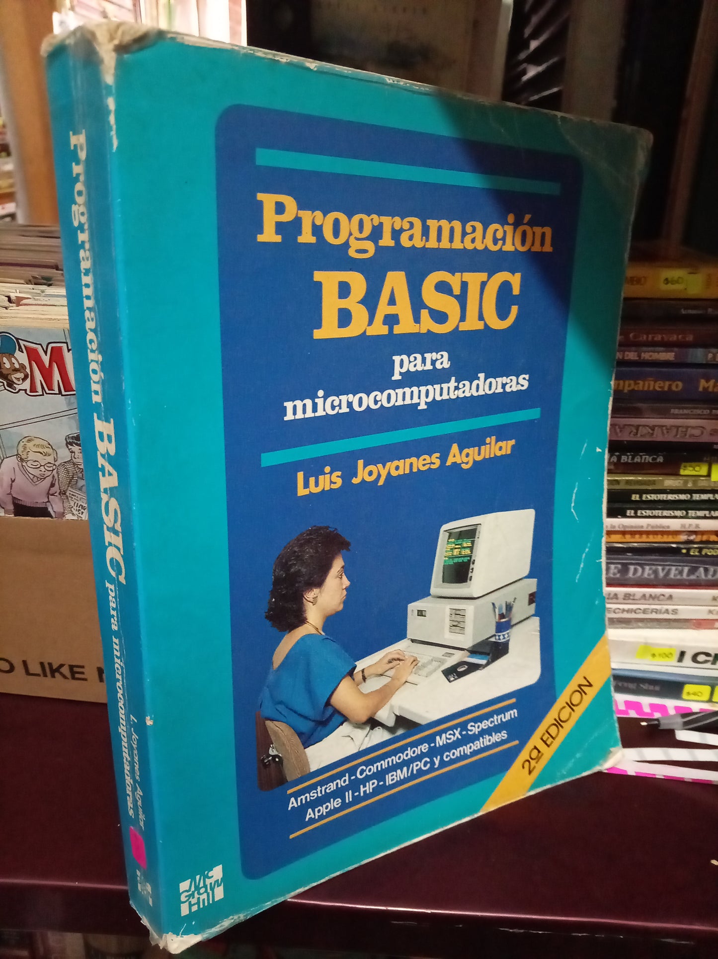 PROGRAMACION BASIC PARA MICROCOMPUTADORAS POR LUIS JOYANES AGUILAR USADO COMPUTO LITERARIO 305