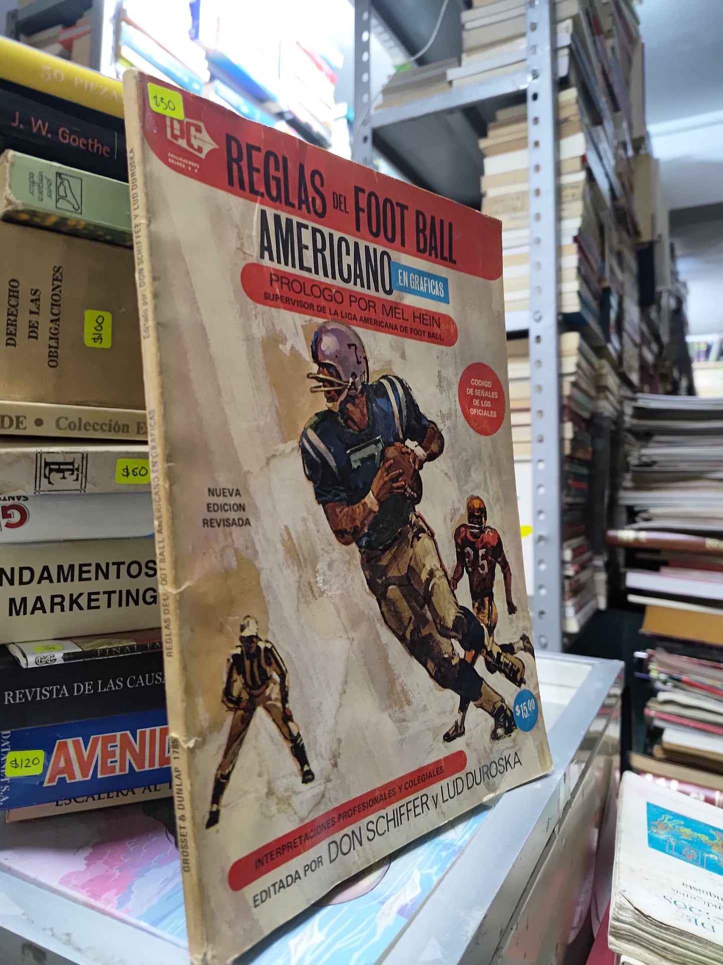 REGLAS DEL FOOTBALL AMERICANO POR MEL HEIN USADO DEPORTES JUAREZ 507