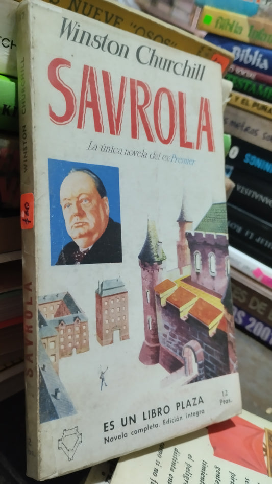 SAVROLA POR WINSTON CHURCHILL LIBRO USADO ANTIGUO ALDAMA