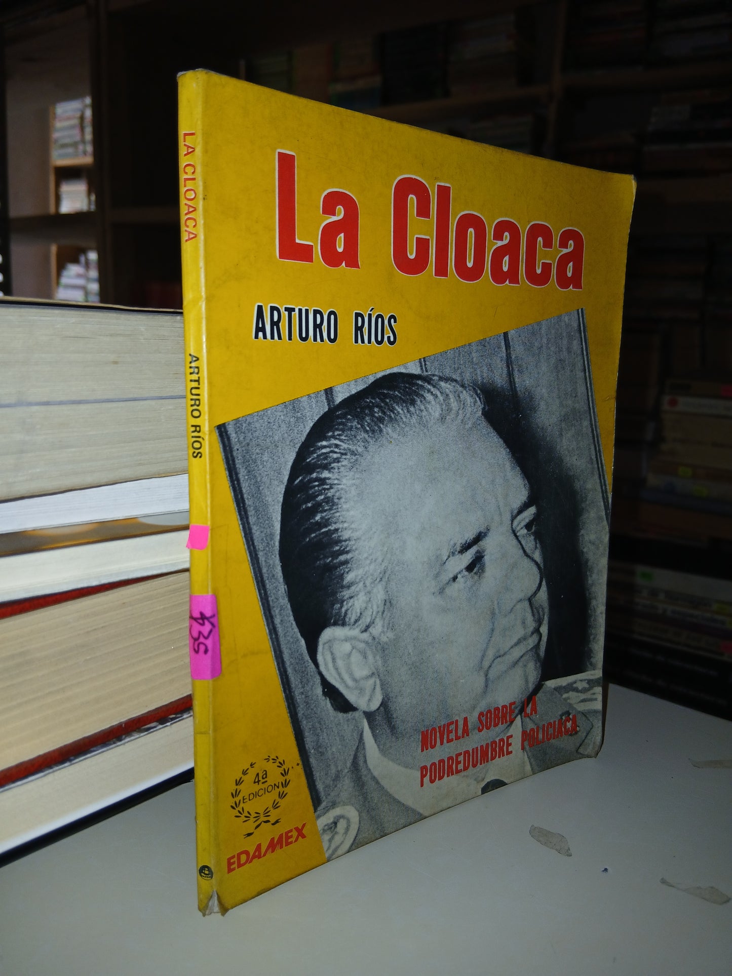 LA CLOACA POR ARTURO RÍOS USADO NOVELA LITERARIO 207