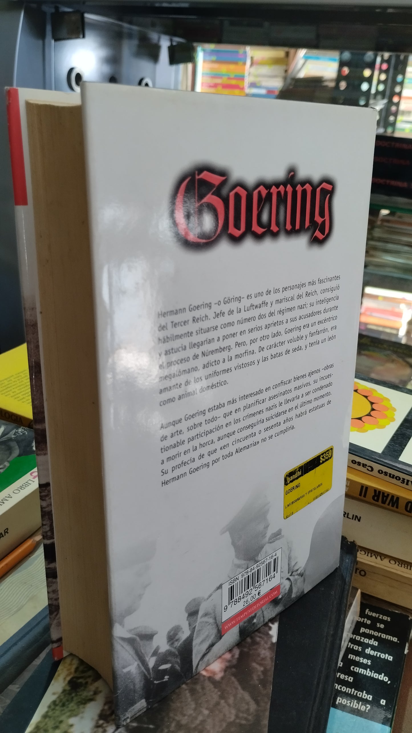 GOERING POR ROGER MANVELL HEINRICH FRAENKEL LIBRO USADO HISTORIA ALDAMA