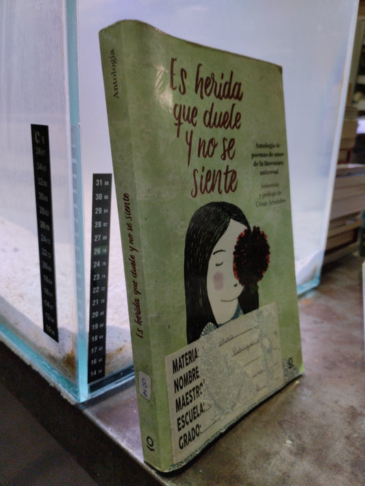 ES HERIDA QUE DUELE Y NO SE SIENTE POR CESAR ARISTIDES USADO POESIA ALDAMA