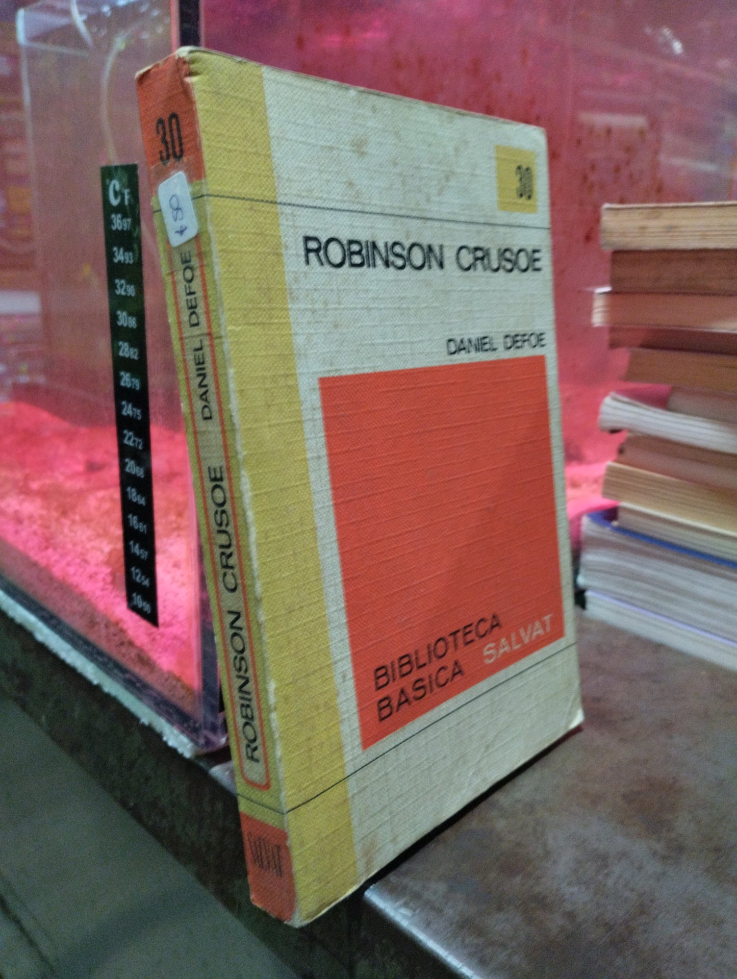 ROBINSON CRUSOE POR DANIEL DEFOE USADO NOVELAS ALDAMA
