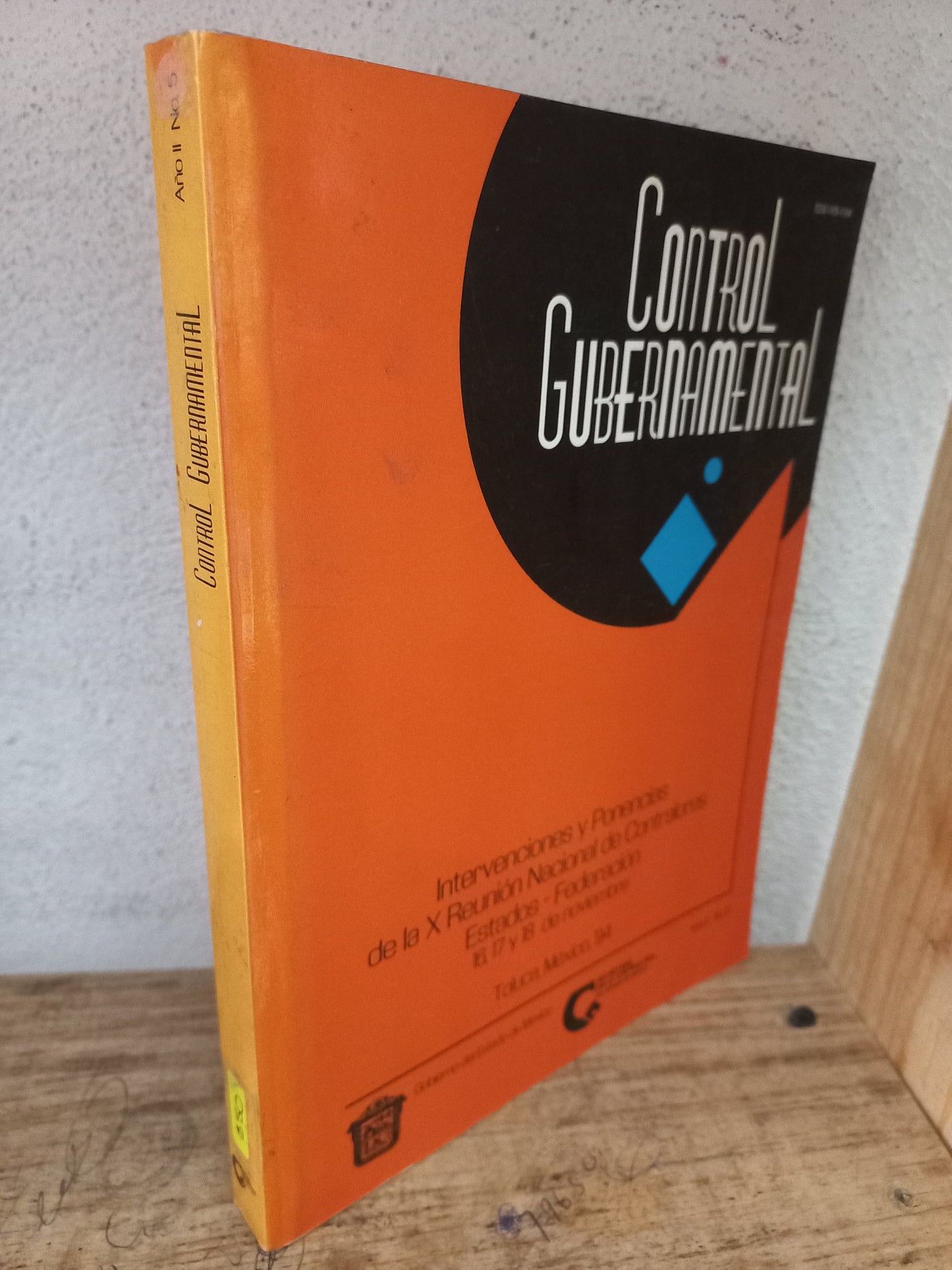 CONTROL GUBERNAMENTAL NO. 5 USADO HISTORIA LITERARIO 305