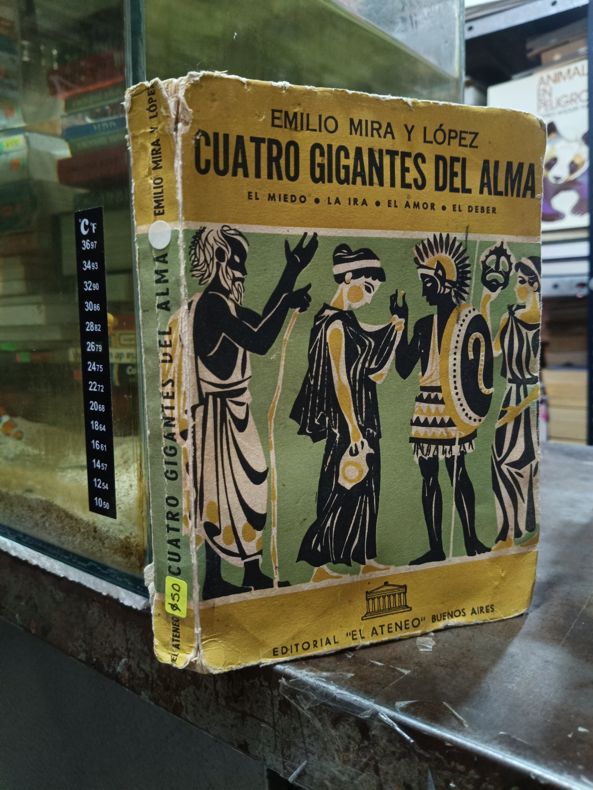 CUATRO GIGANTES DEL ALMA POR EMILIO MIRA Y LOPEZ USADO NOVELA ALDAMA