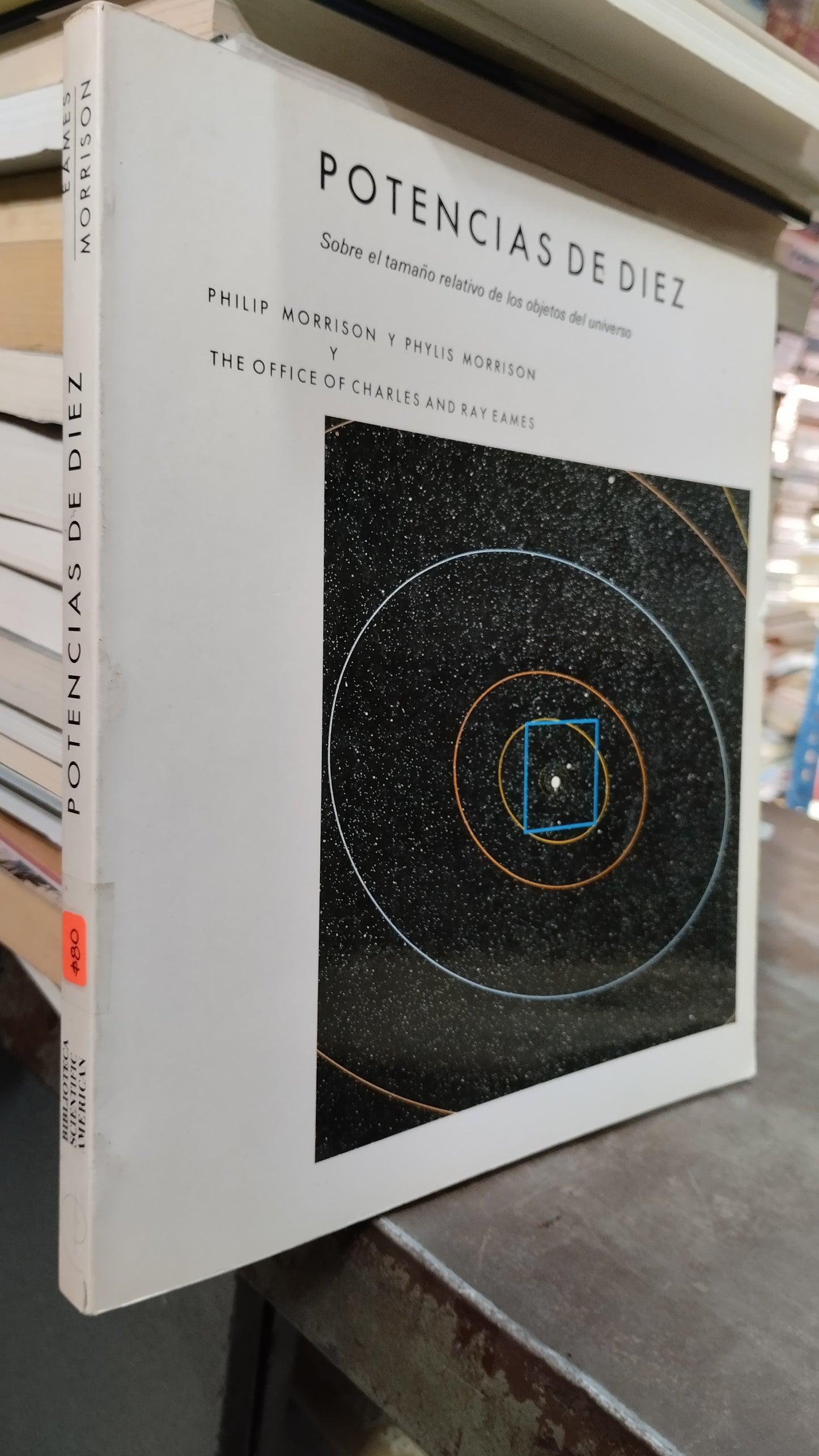 POTENCIAS DE DIEZ POR EAMES MORRISON LIBRO USADO CIENCIA ALDAMA