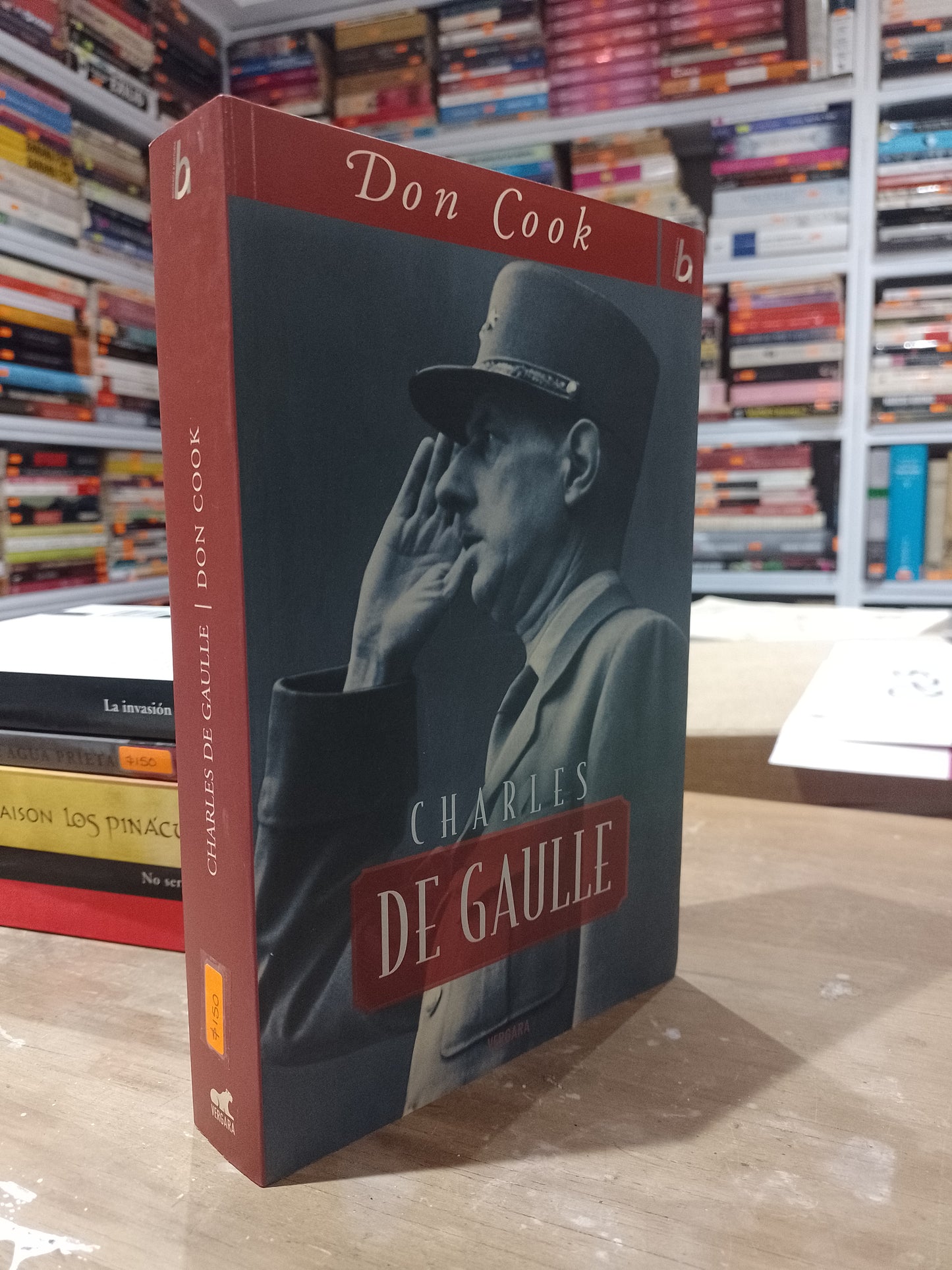 CHARLES DE GAULLE POR DON COOK USADO NOVELA JUAREZ 515