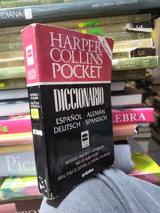 HARPER COLLINS POCKET DICCIONARIO ESPAÑOL ALEMAN POR EDITORIAL GRIJALBO USADO IDIOMAS JUAREZ 507