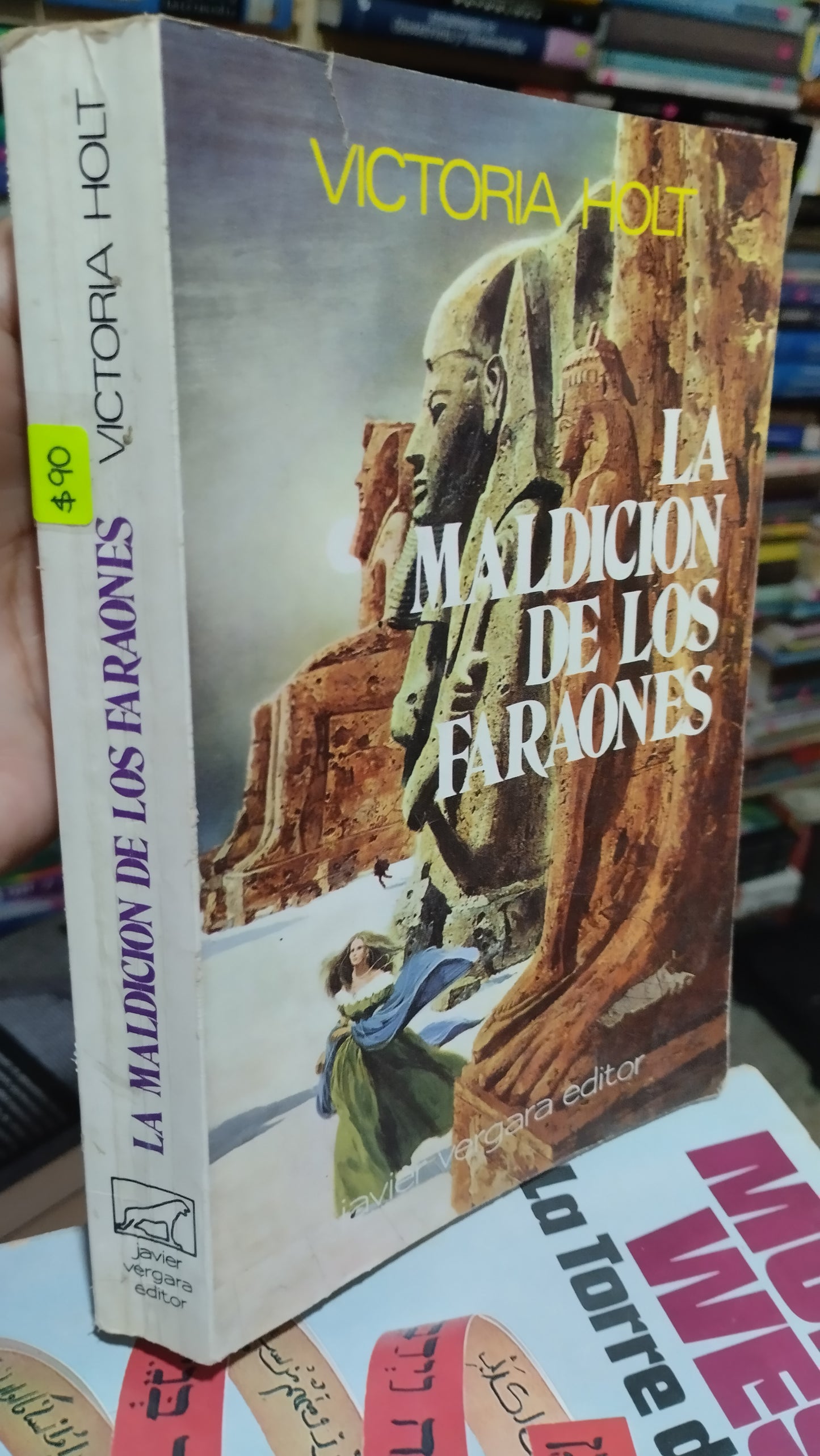 LA MALDICION DE LOS FARAONES LIBRO USADO NOVELAS ALDAMA