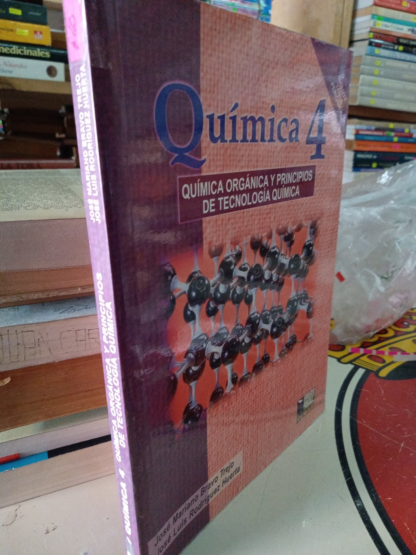 QUIMICA 4 QUÍMICA ORGANICA Y PRINCIPIOS DE TECNOLOGÍA POR JOSE MARIANO BRAVO USADO QUIMICA LITERARIO 207