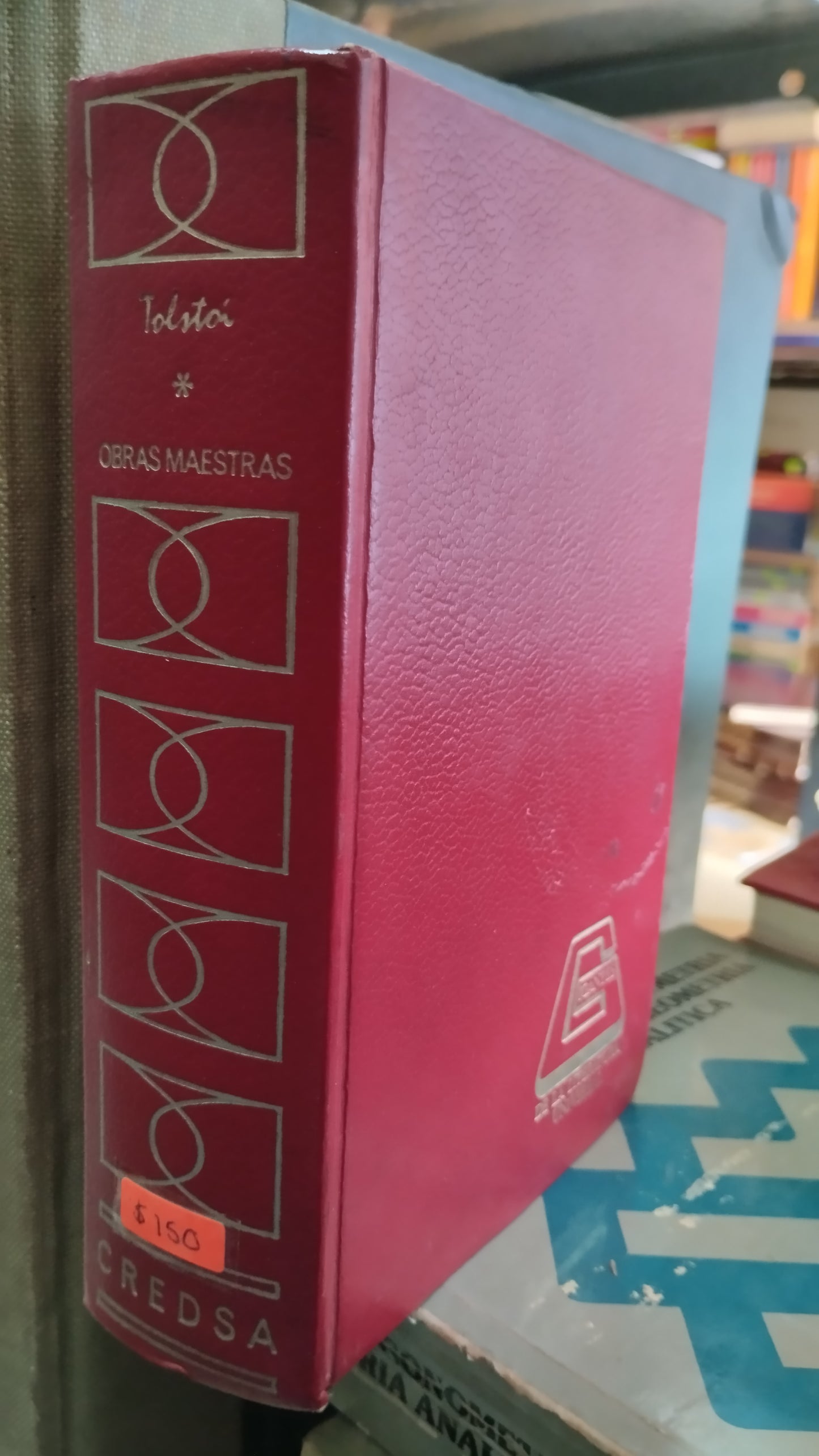 OBRAS MAESTRAS POR TOLSTOI LIBRO USADO NOVELAS ALDAMA