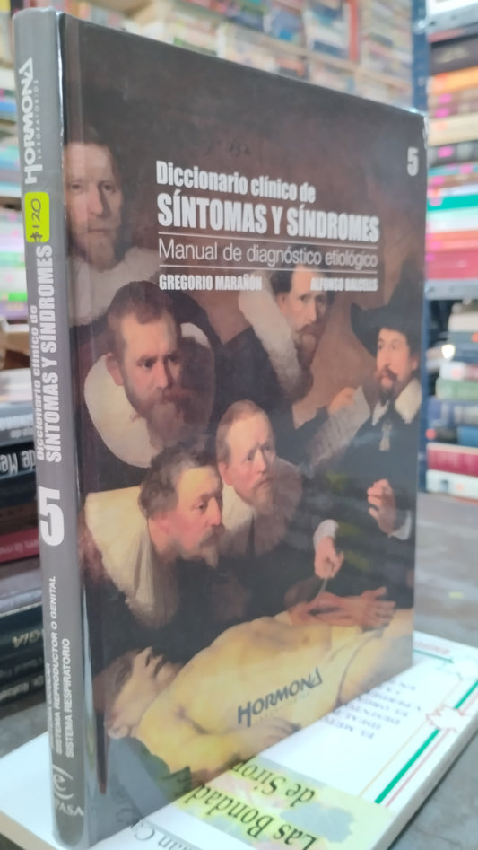 DICCIONARIO CLINICO DE SINTOMAS Y SINTOMAS POR GREGORIO MARAÑON 5 LIBRO USADO SALUD ALDAMA