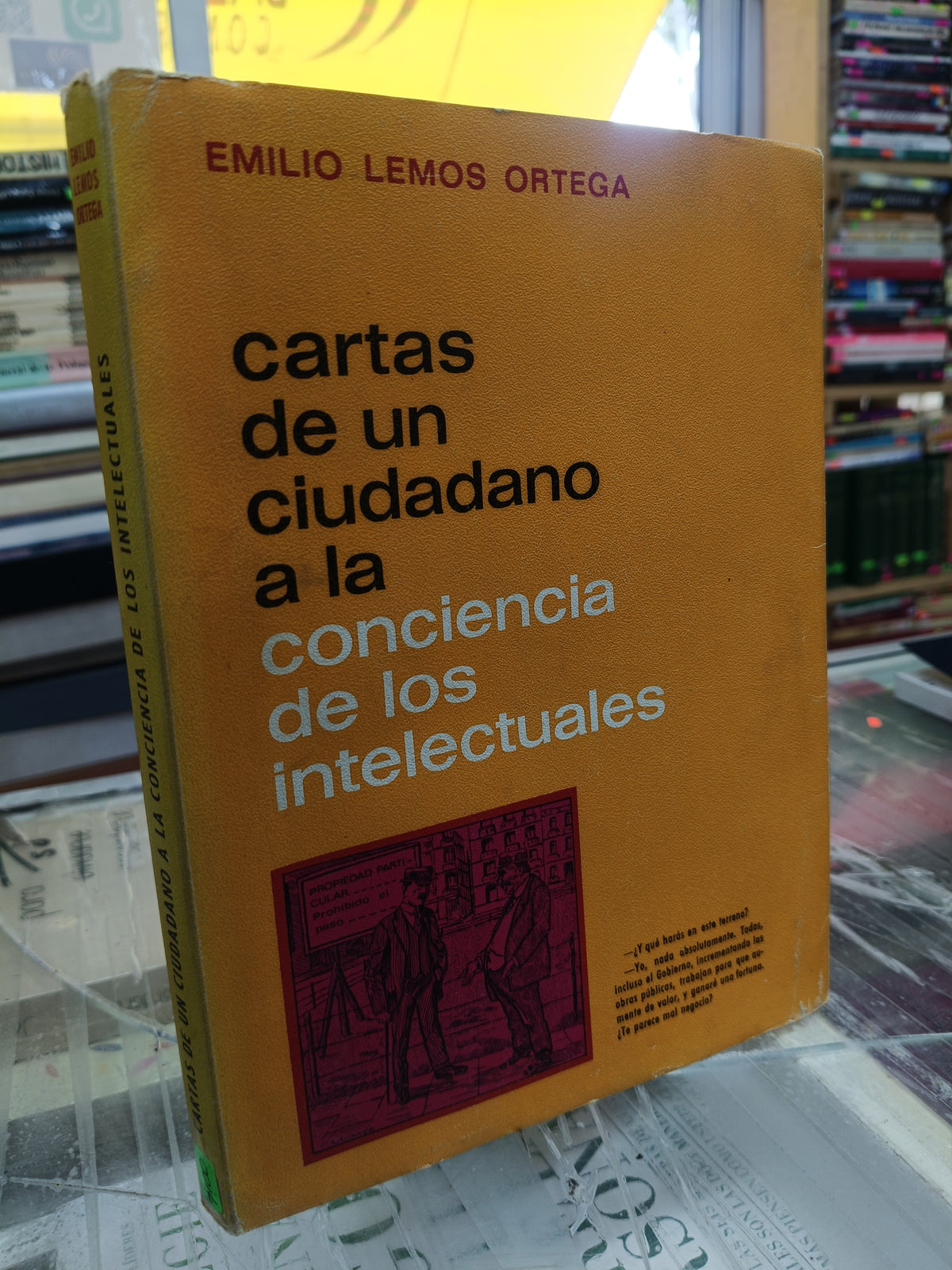 CARTAS DE UN CIUDADANO A LA CONCIENCIA DE LOS INTELECTUALES POR EMILIO LEMOS ORTEGA USADO SOCIOLOGIA JUAREZ 507