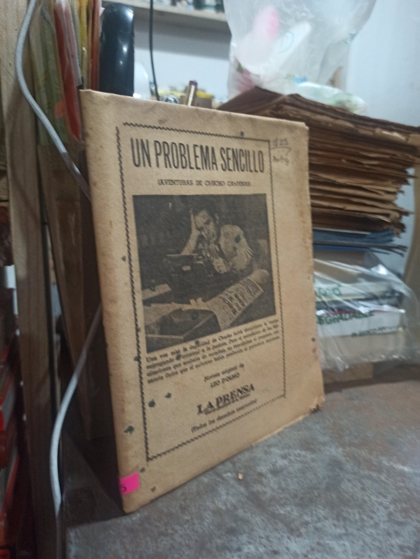 UN PROBLEMA SENCILLO POR LEO D' ALMO USADO ANTIGUOS ALDAMA