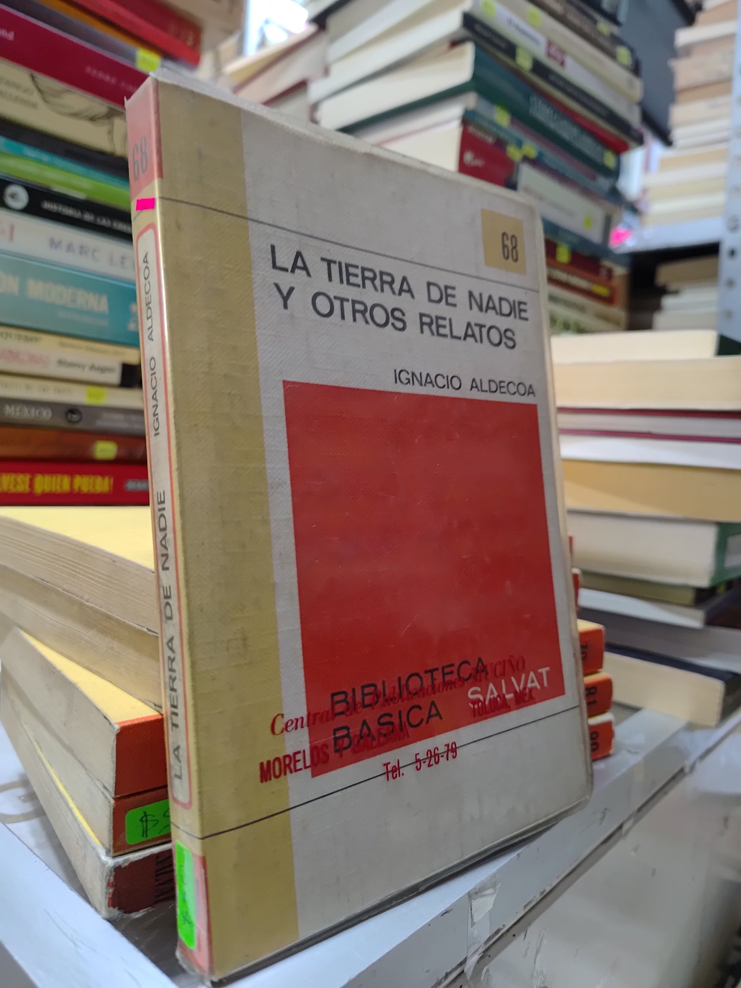 LA TIERRA DE NADIE Y OTROS RELATOS POR IGNACIO ALDECOA USADO NOVELAS JUAREZ 507