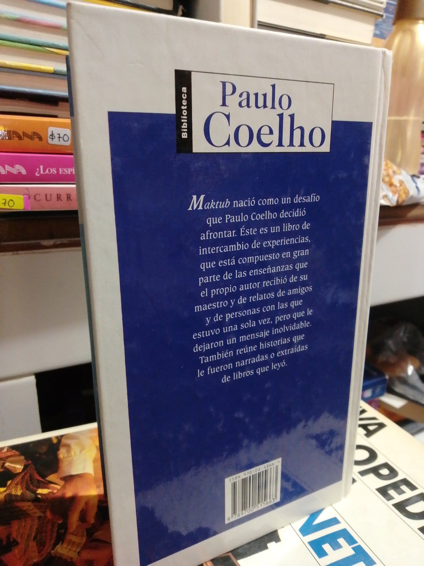 MAKTUB POR PAULO COELHO USADO SUP.PERSONAL JUAREZ