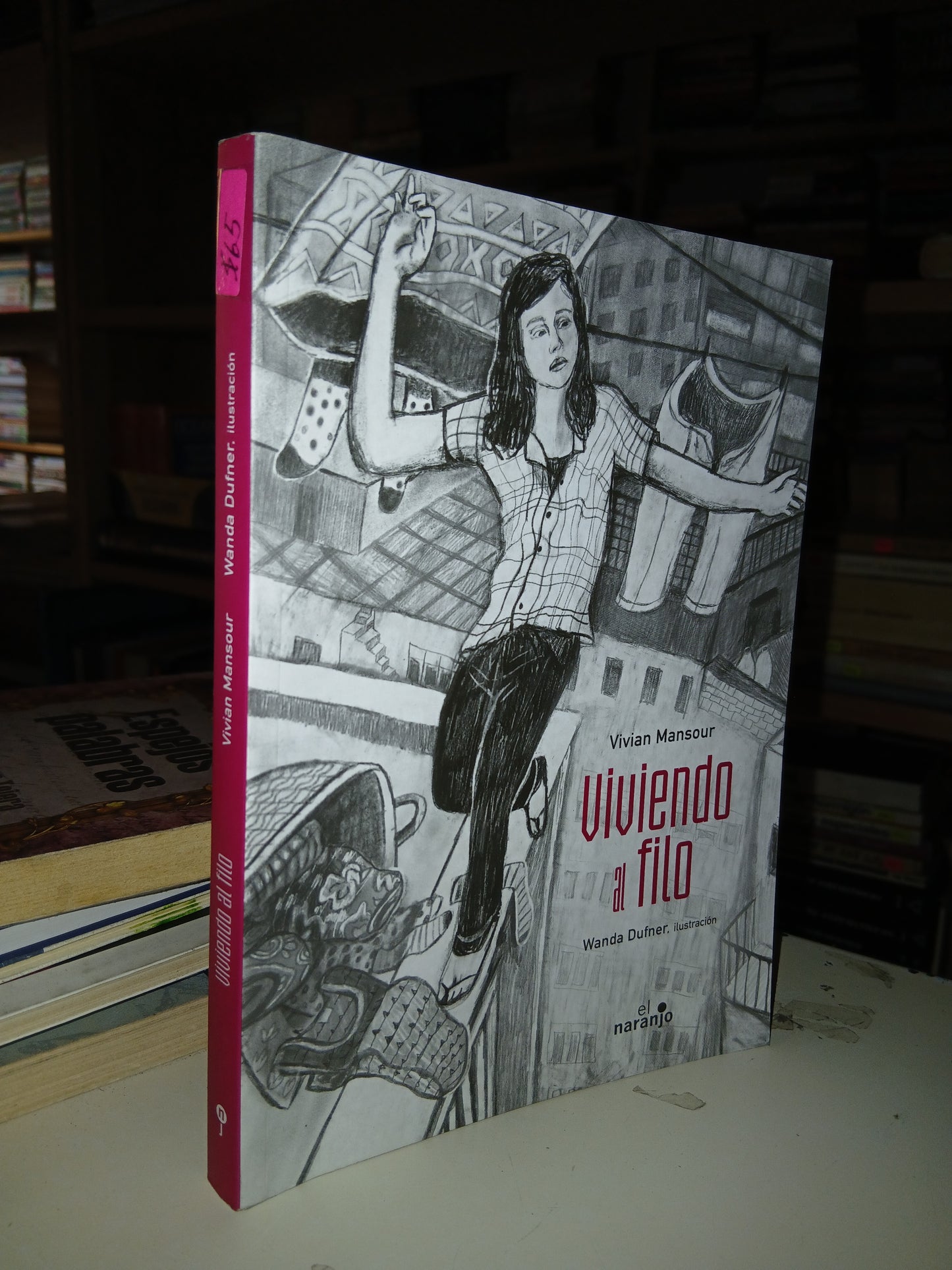 VIVIENDO AL FILO POR VIVIAN MANSOUR USADO NOVELA LITERARIO 207