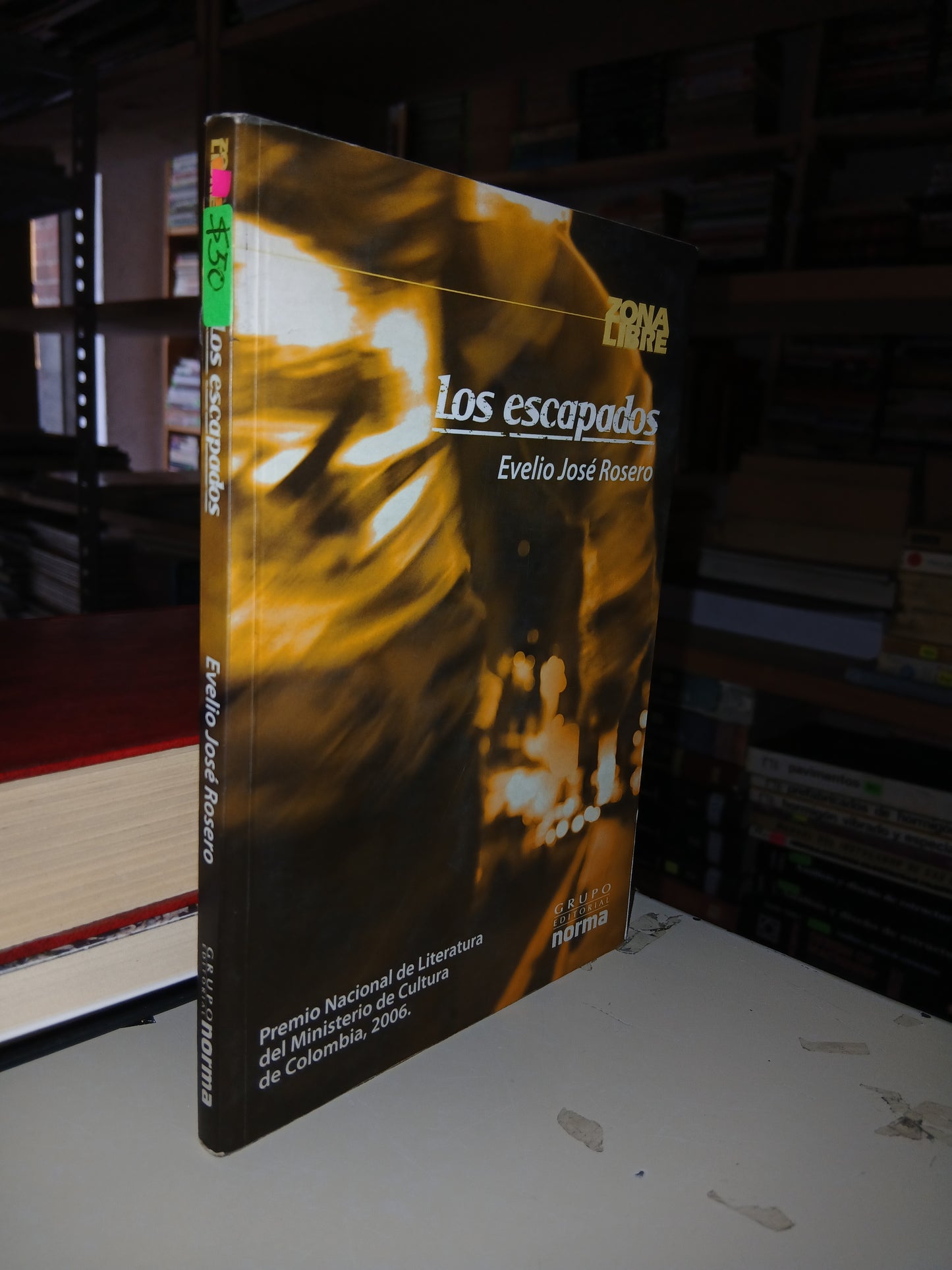 LOS ESCAPADOS POR EVELIO JOSÉ ROSERO USADO NOVELA LITERARIO 207