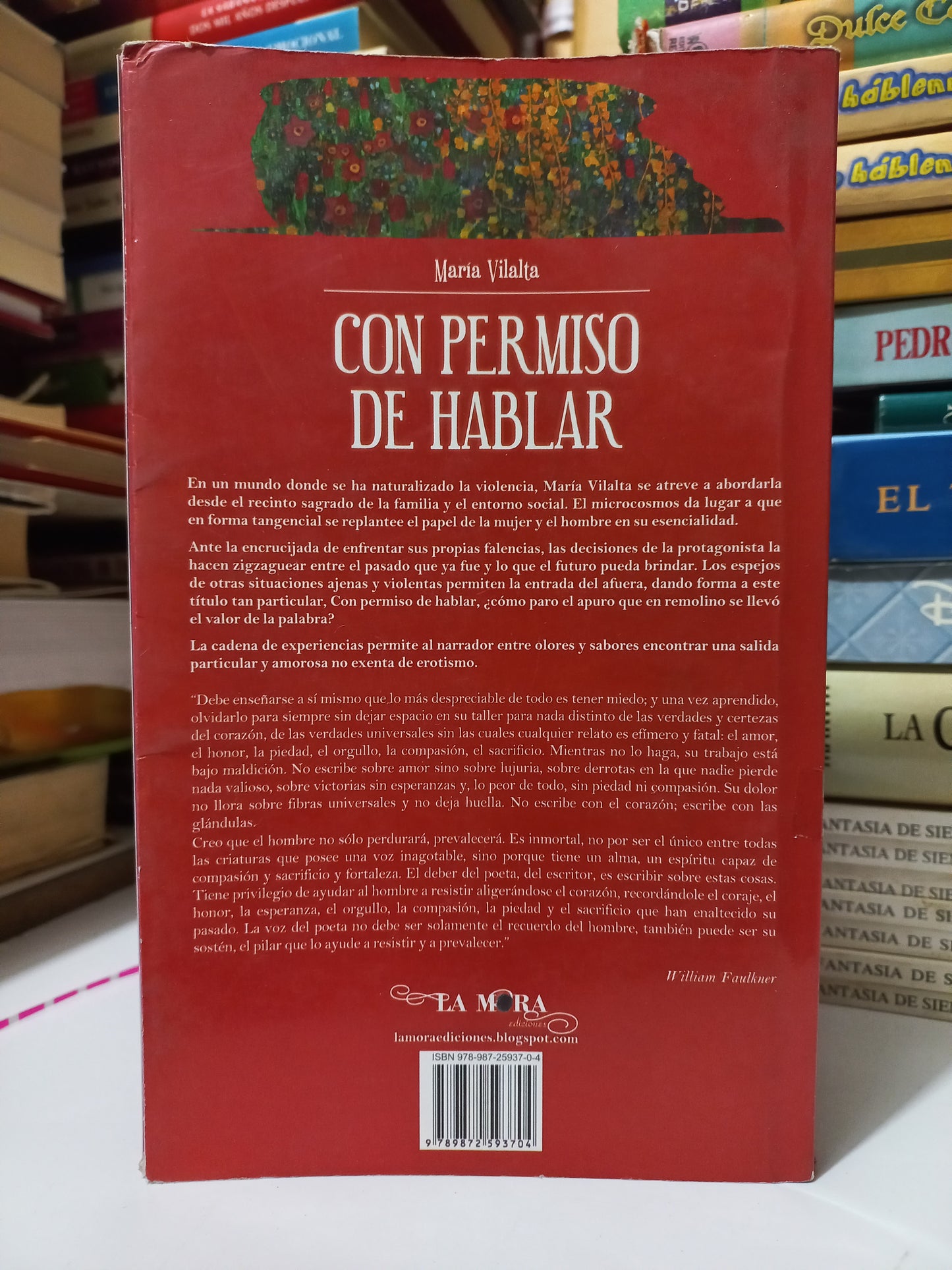 CON PERMISO DE HABLAR POR MARÍA VILALTA USADO NOVELA JUÁREZ
