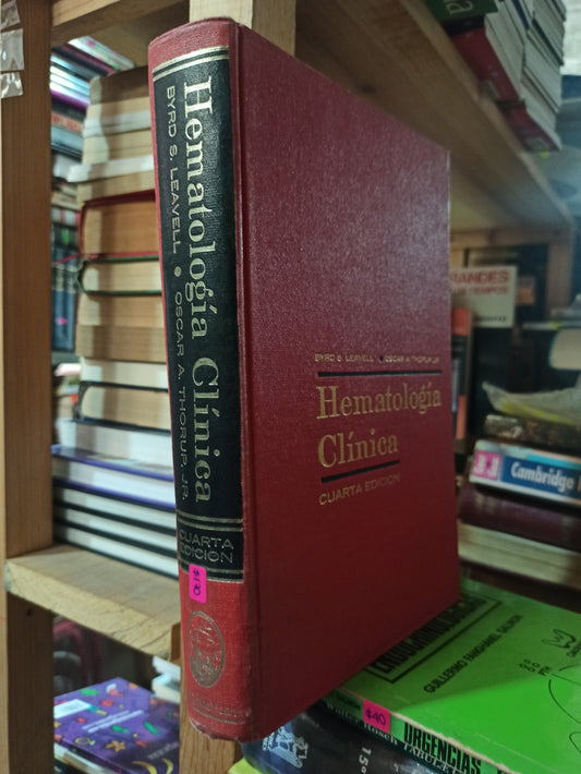 HEMATOLOGIA CLINICA POR BYRD S. LEAVELL USADO SALUD ALDAMA