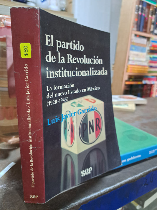EL PARTIDO DE LA REVOLUCION INSTITUCIONALIZADA LUIS JAVIER GARRIDO USADO POLÍTICA ALDAMA