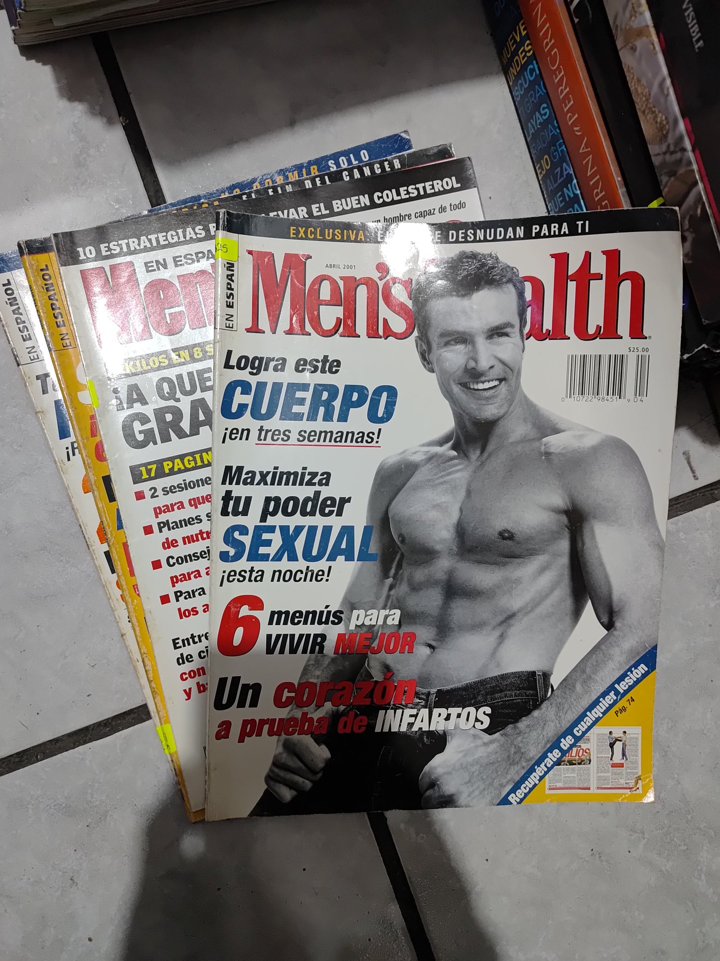 REVISTAS MENS HEALTH USADO PSICOLOGIA JUAREZ 507 $25 C/U