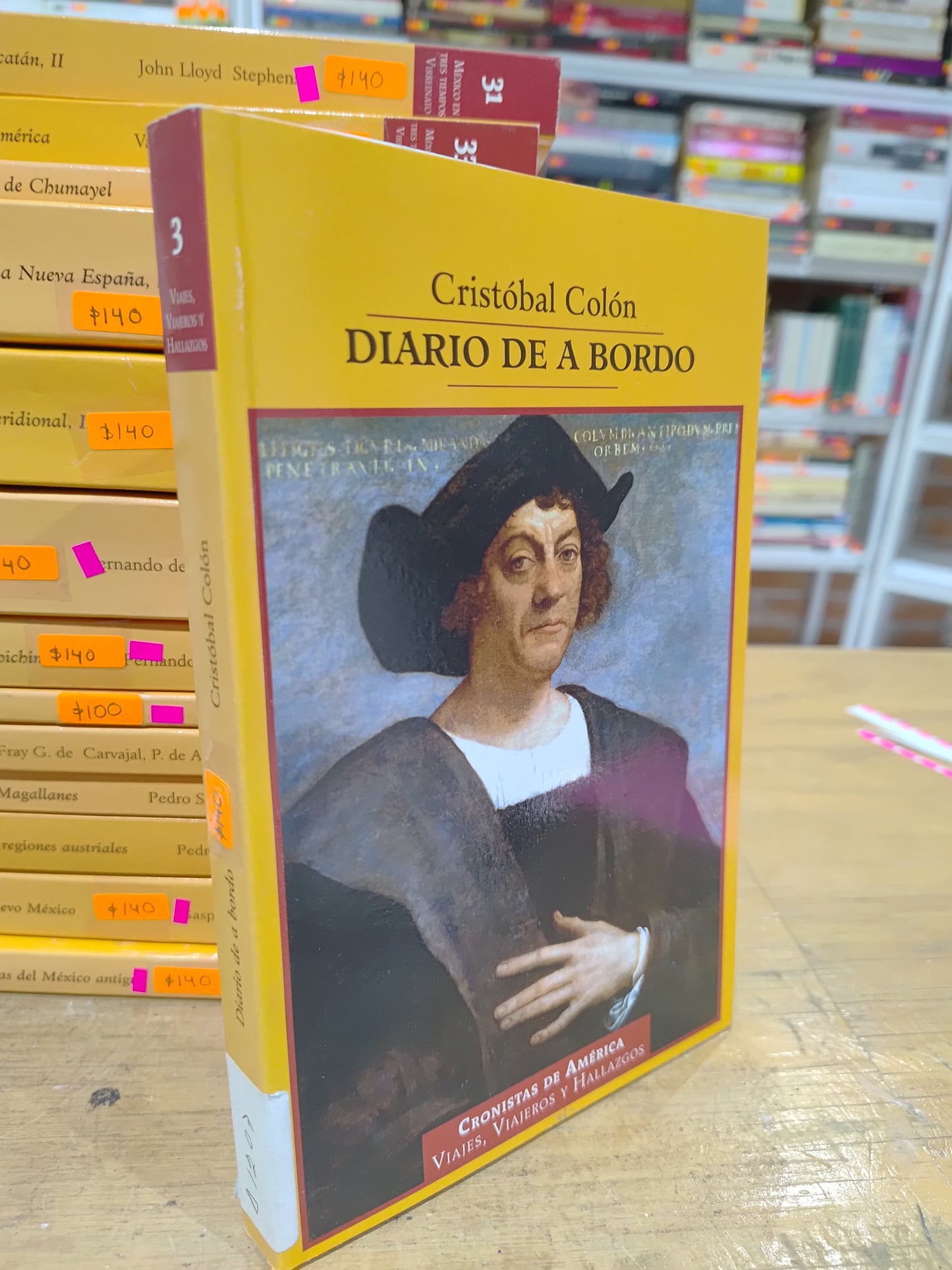 DIARIO DE A BORDO TOMO 3 POR CRISTOBAL COLON USADO HISTORIA JUAREZ 515